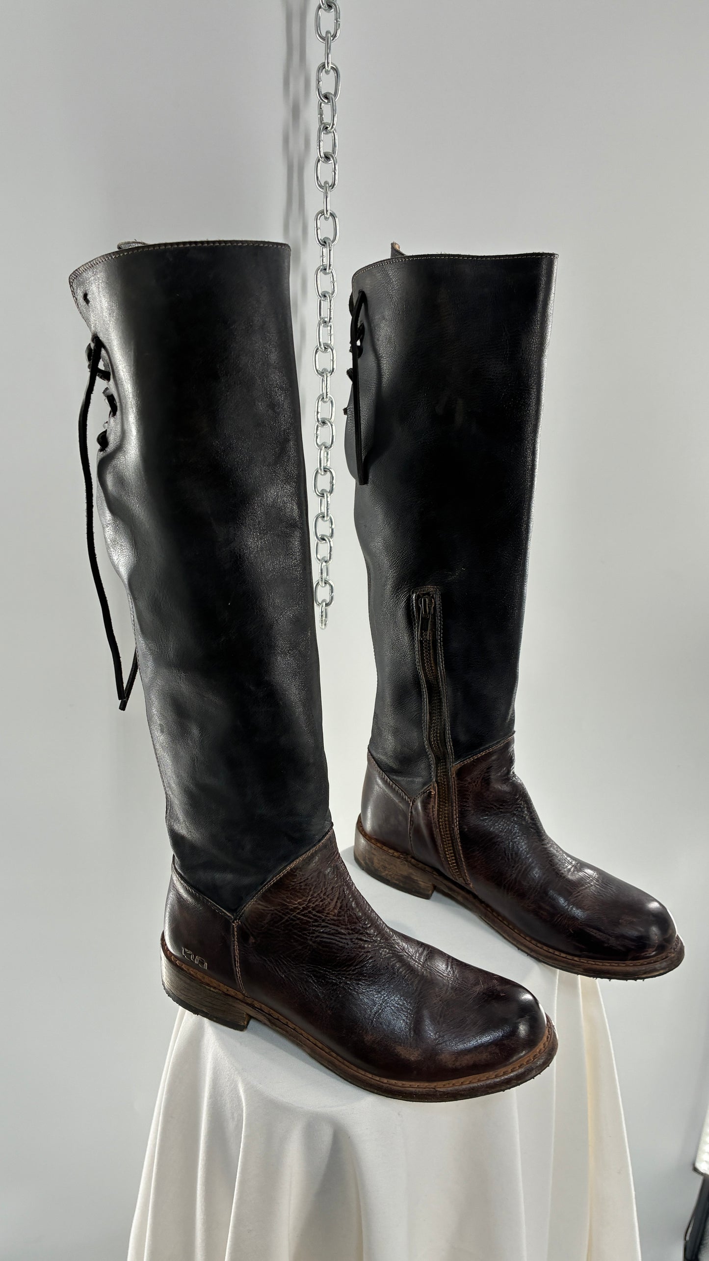 Vintage BEDSTÜ Manchester Two Toned Tall Riding Boots (7)