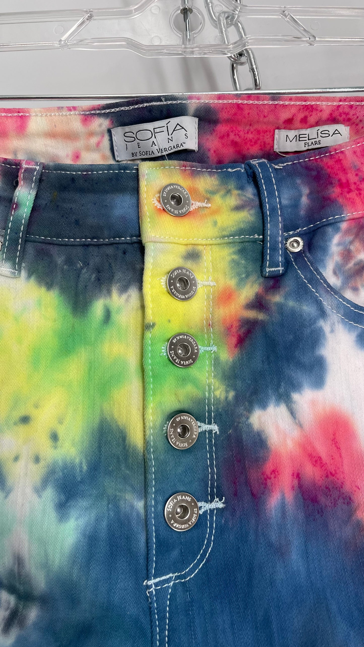 Melisa Tie Dye Flare Denim (14)