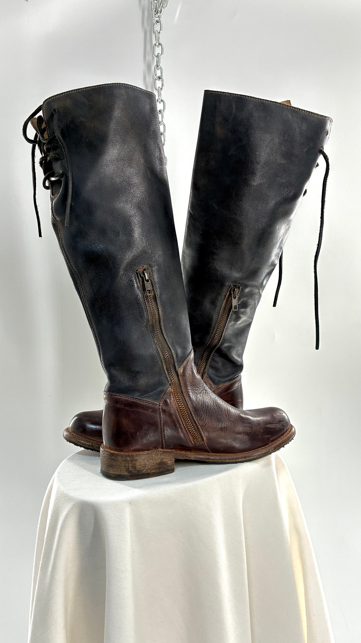 Vintage BEDSTÜ Manchester Two Toned Tall Riding Boots (7)