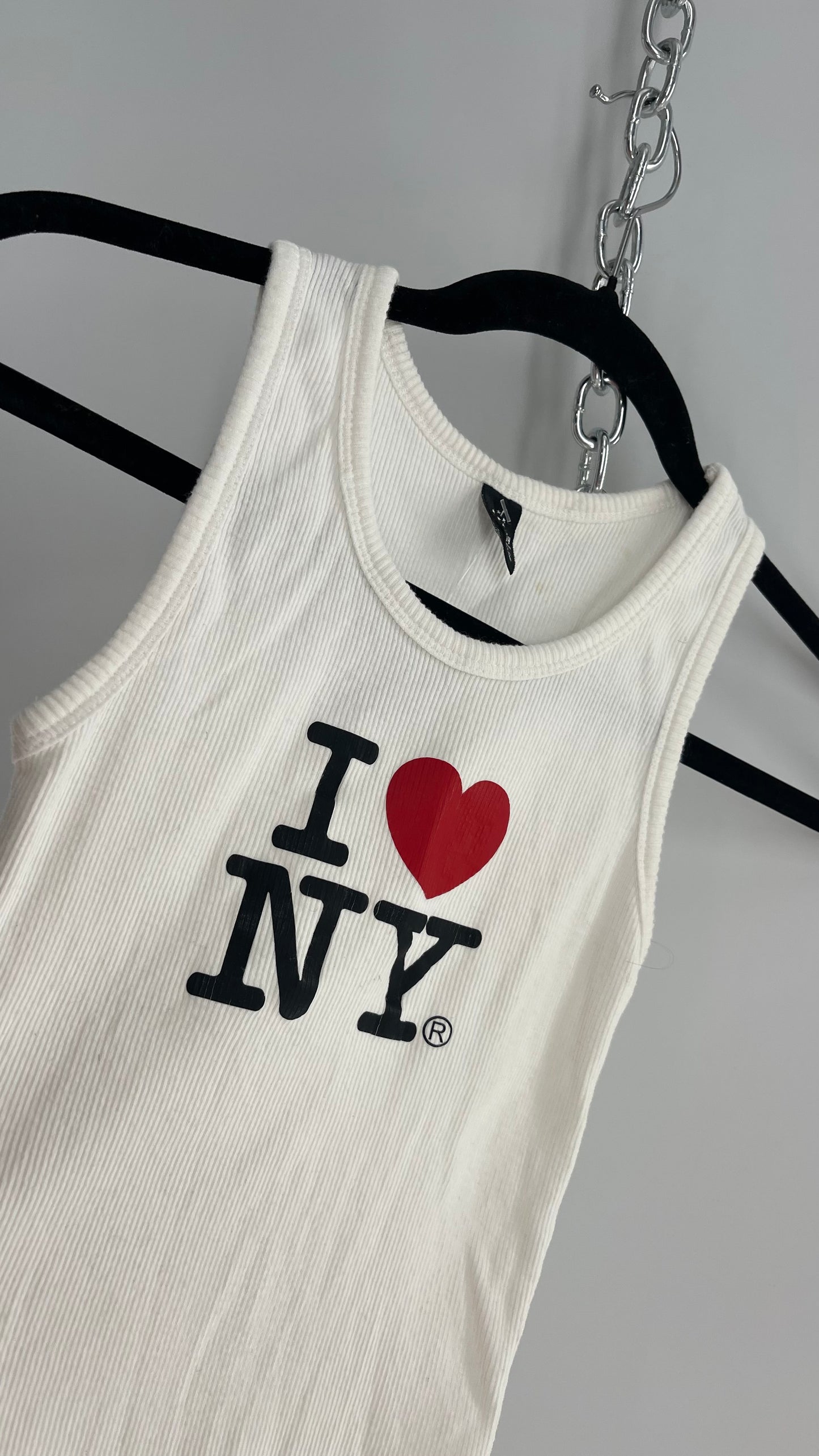 Vintage 1990s I❤️NY Classy Lady Tank (Small)