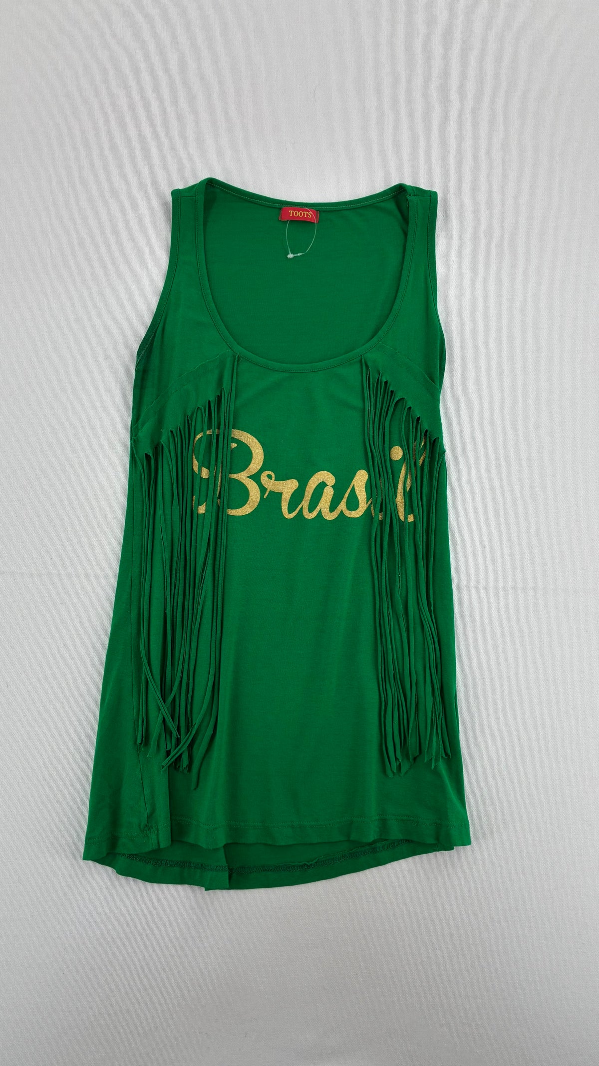 Vintage BRASIL Tank with Tassels (Small)