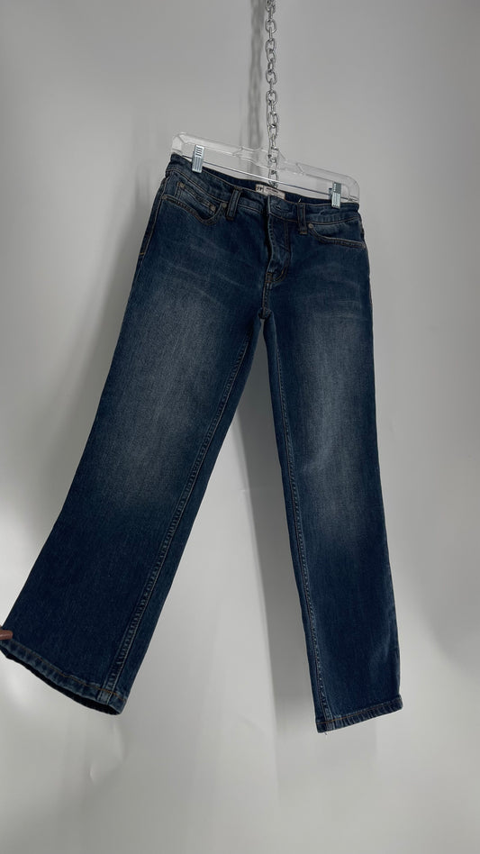 Free People Denim Straight Legs with Faded Wash Detail (25)