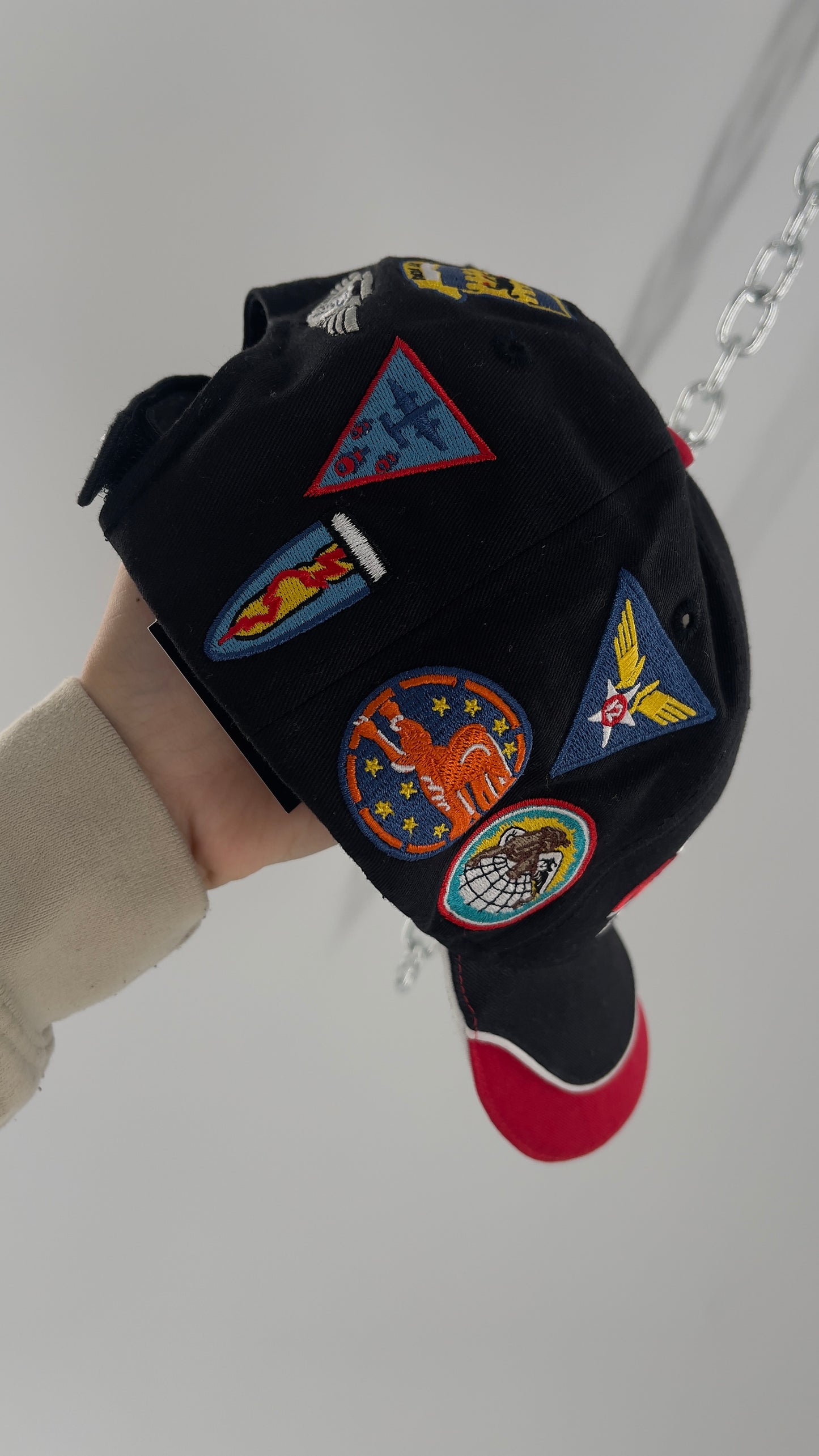 Vintage CAF Redtail Squadron Badge Patch Baseball Hat