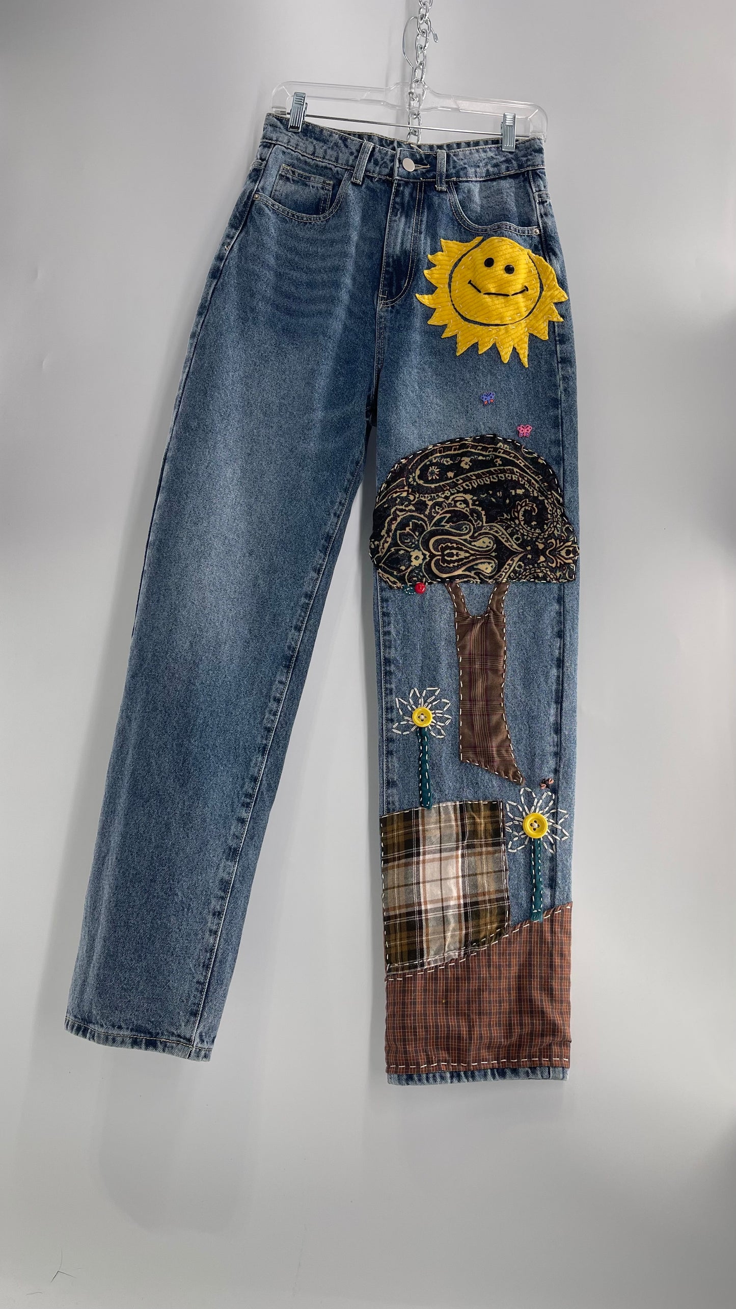 CUSTOM Hand Made Hand Sewn Patchwork Sun Dazed Denims (26)