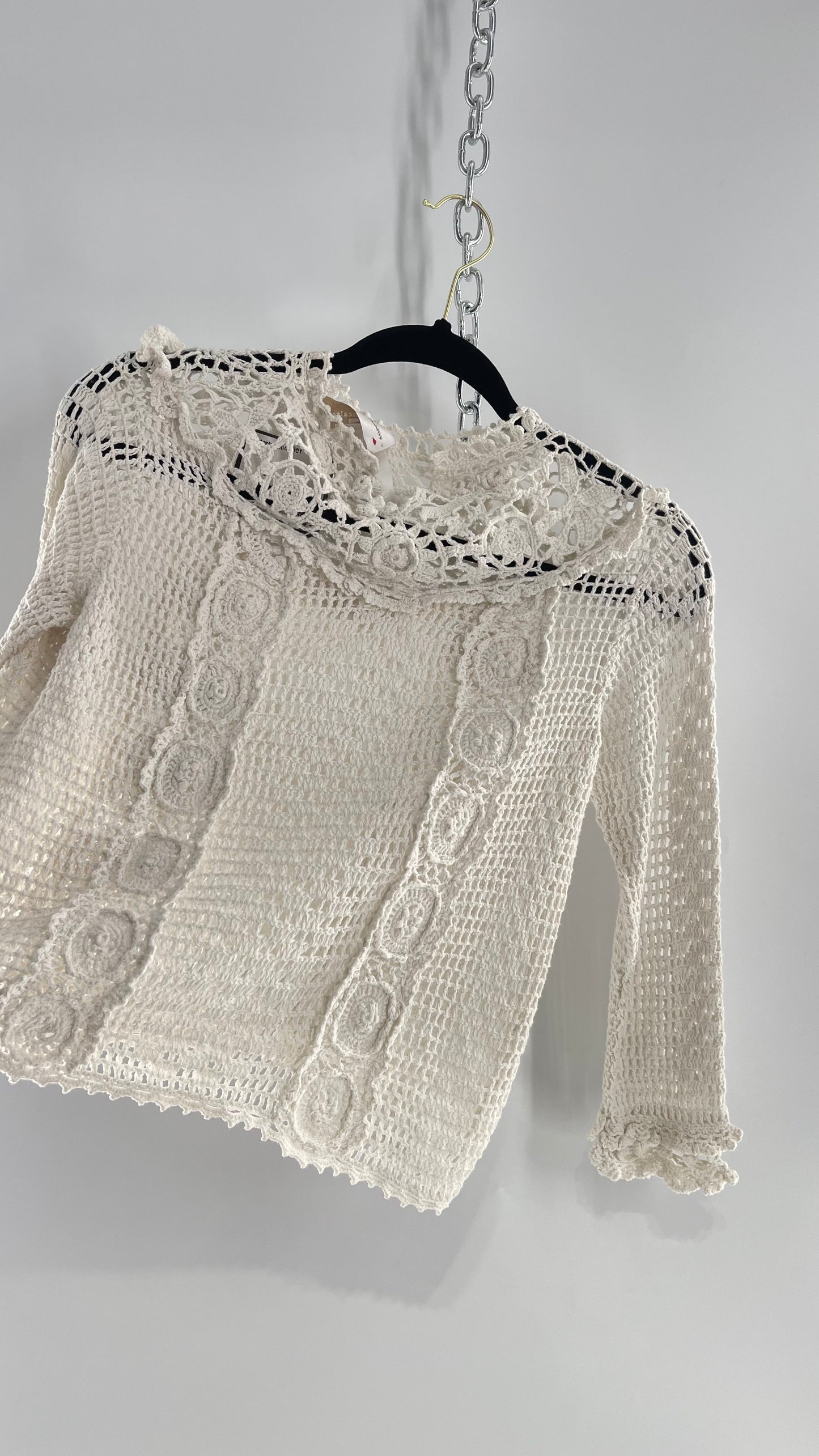 Coreylynncalter Crochet Blouse (XS/S)