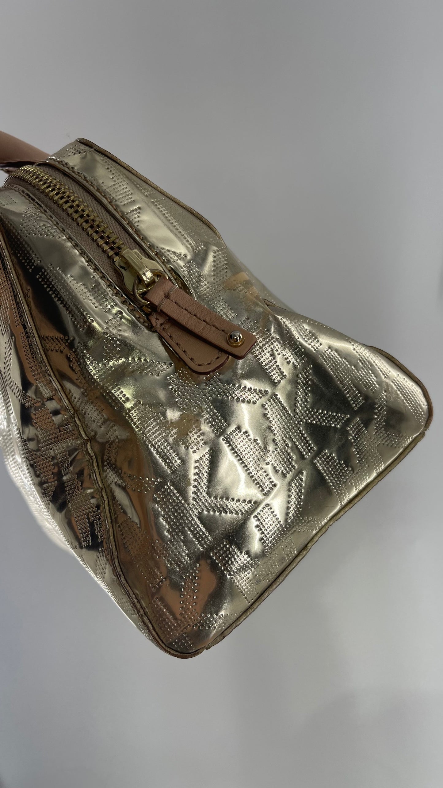 Vintage Michael Kors Metallic Gold Mini Bag