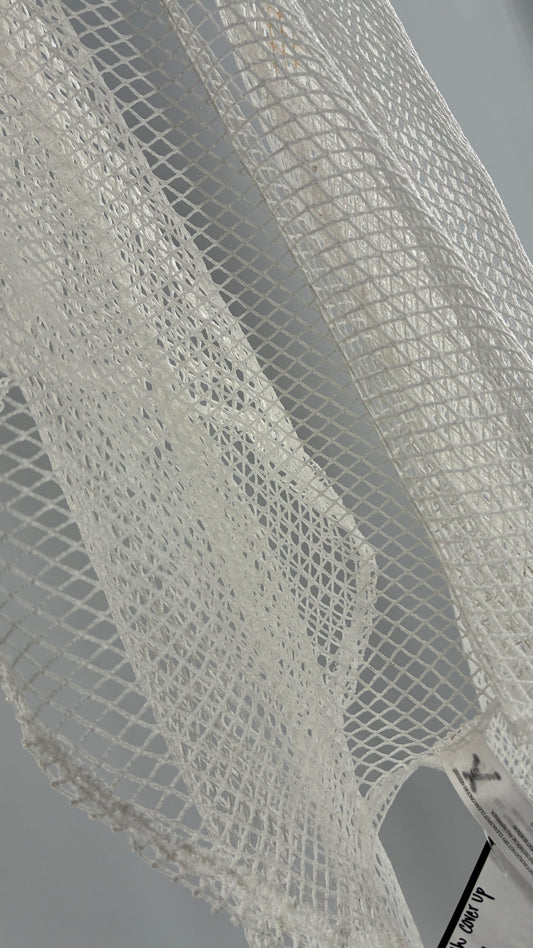 NWOT Urban Outfitters White Mesh Sarong