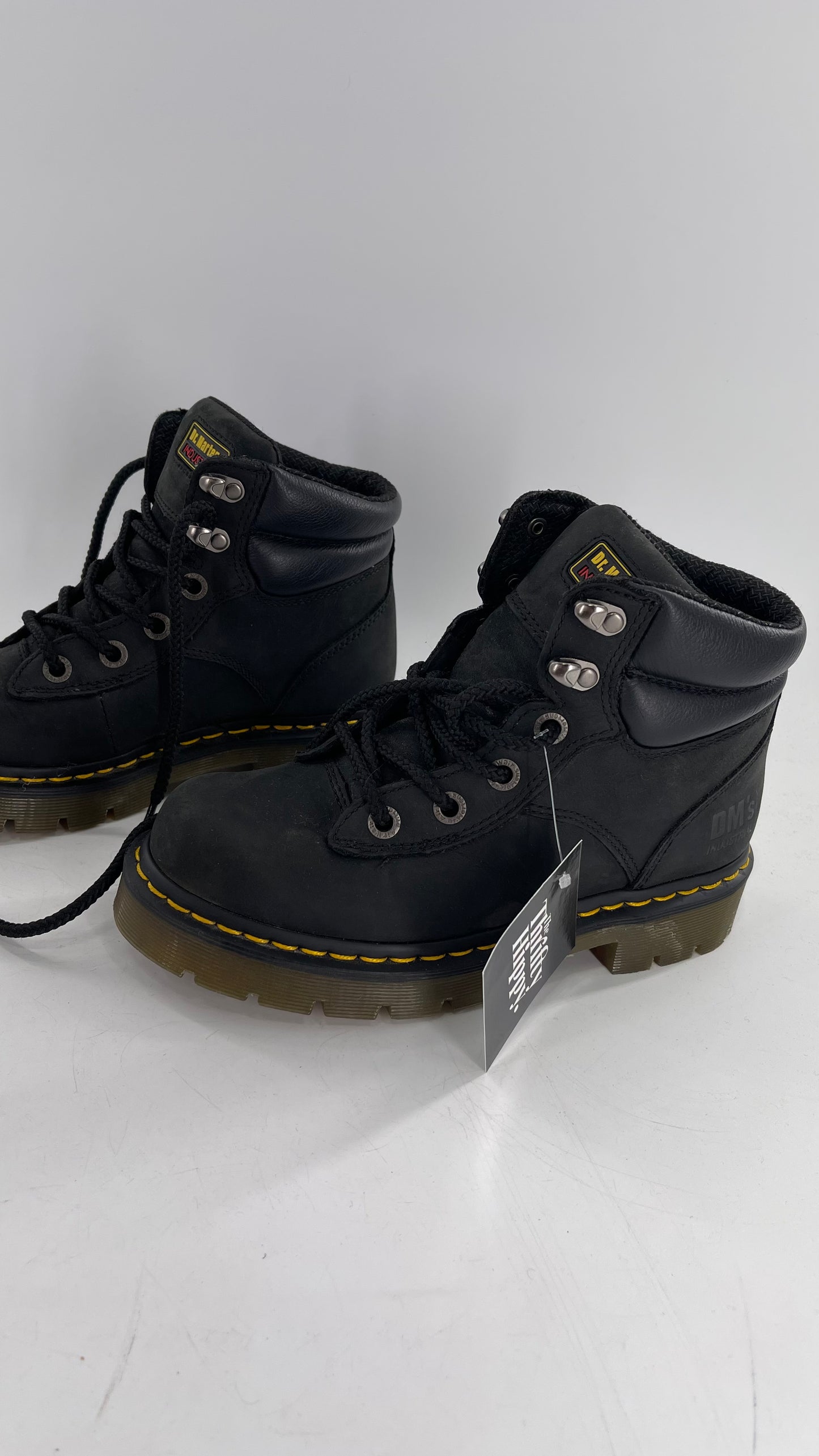 Doc Martens Industrial Black Combat Boots (6)