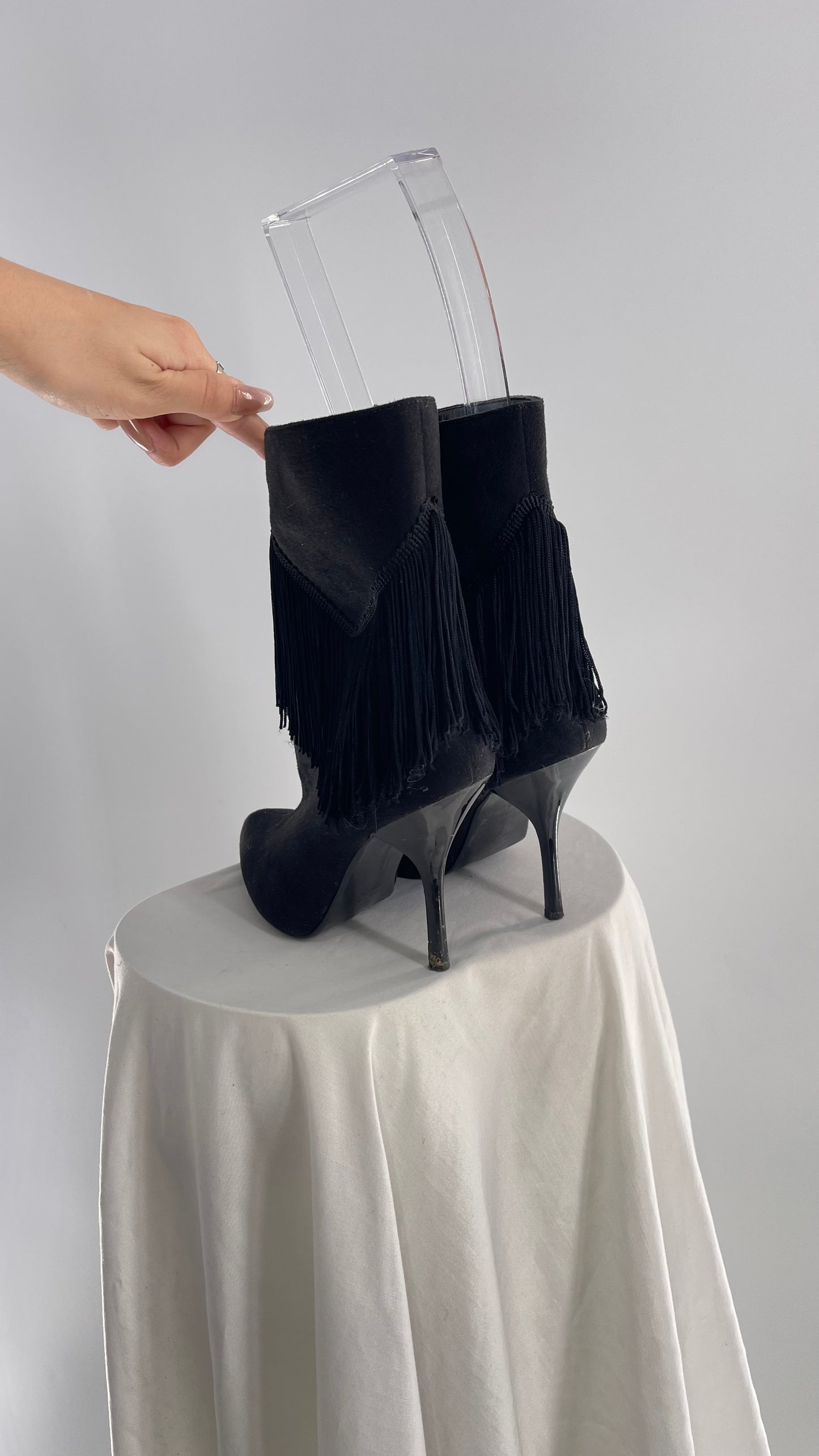 Vintage Mia Fringe Booties (7)