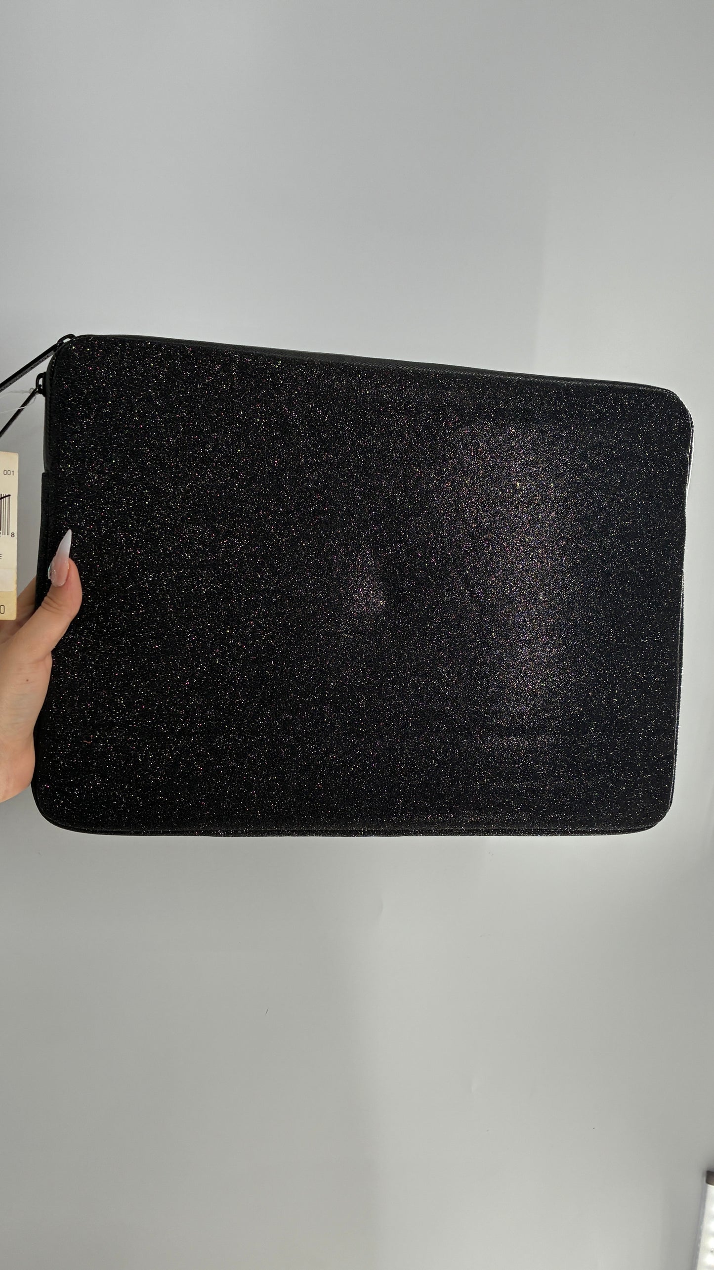Vintage JUICY COUTURE Black Glitter Laptop Case with Tags Attached
