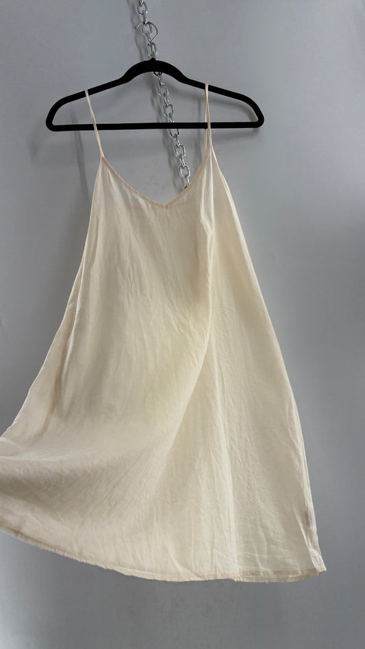 Off White Slip Dress (S/M)