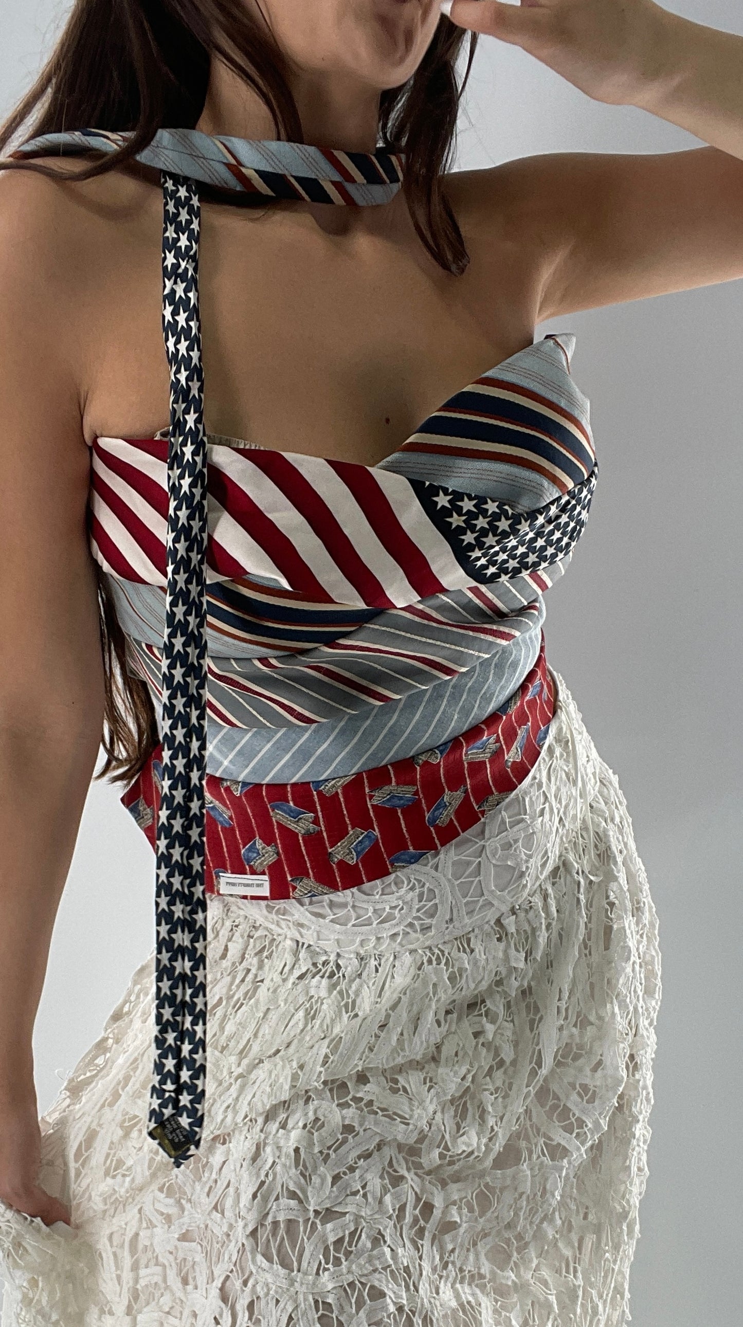 All Tied Up Custom Fourth of July (One Size)