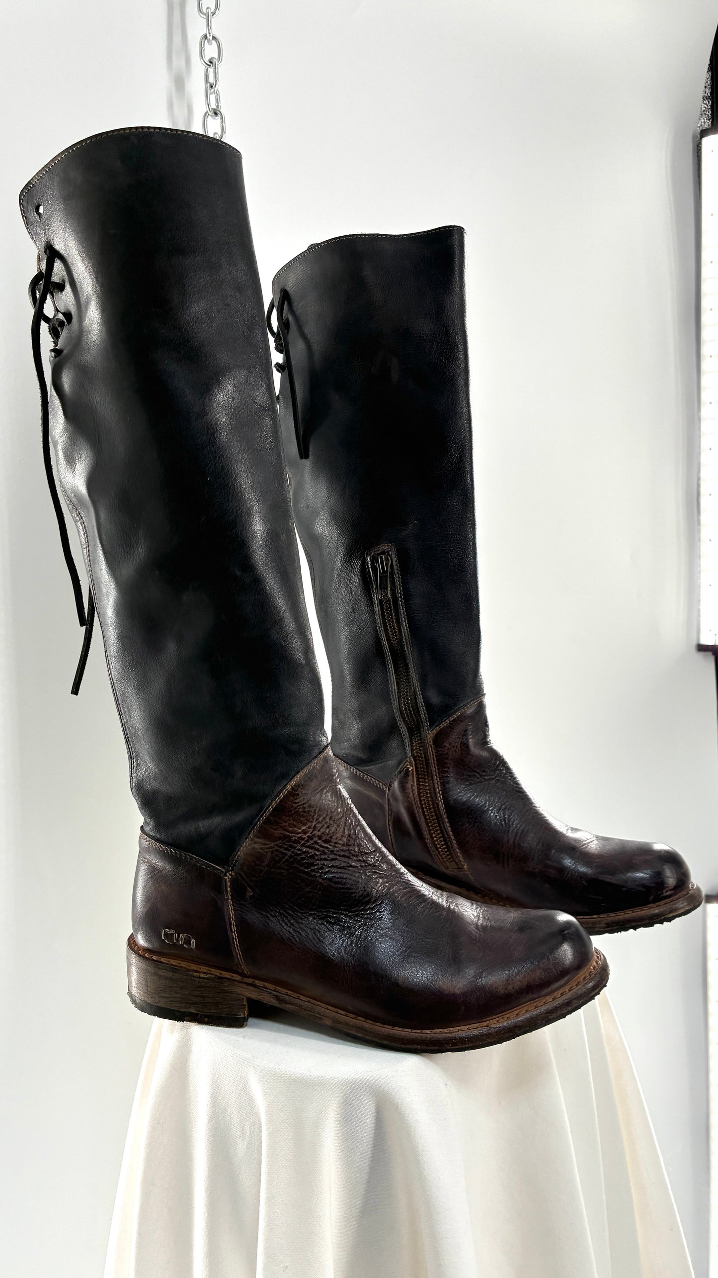 Vintage BEDSTÜ Manchester Two Toned Tall Riding Boots (7)