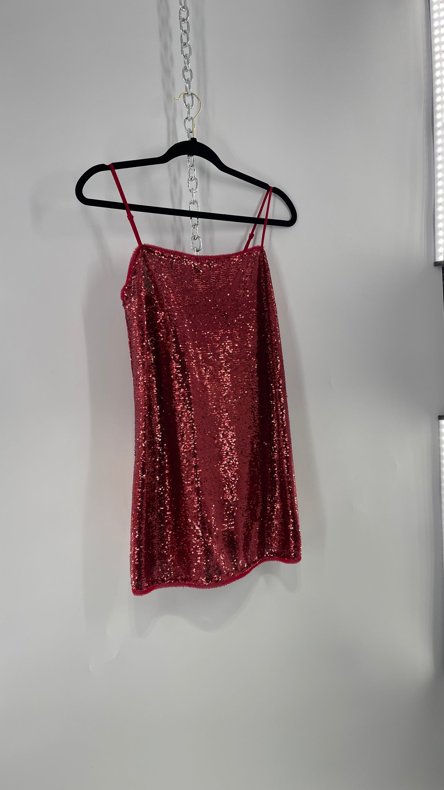 Free People Intimately Red Sequin Size XS