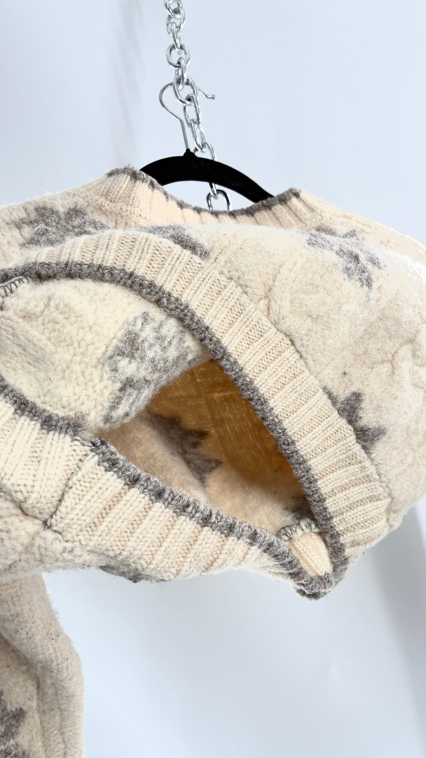 Urban Renewal by Urban Outfitters LAND’S END Thick Wool Land’s End Cropped Sweater (Small)