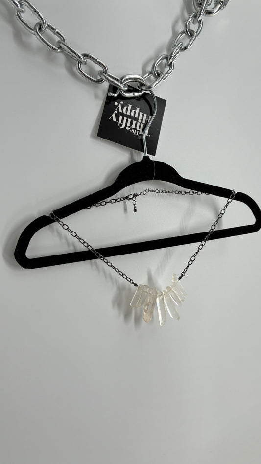 Crystal Shards Choker Necklace