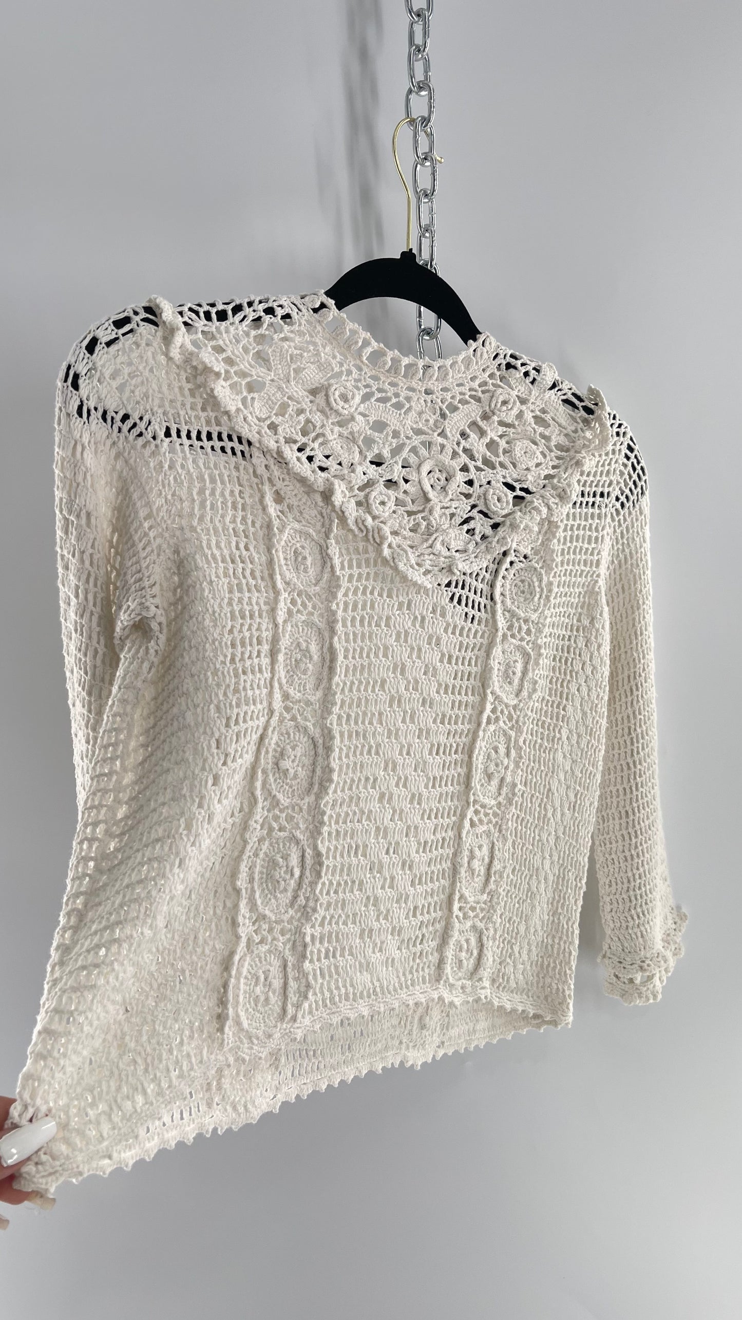 Coreylynncalter Crochet Blouse (XS/S)