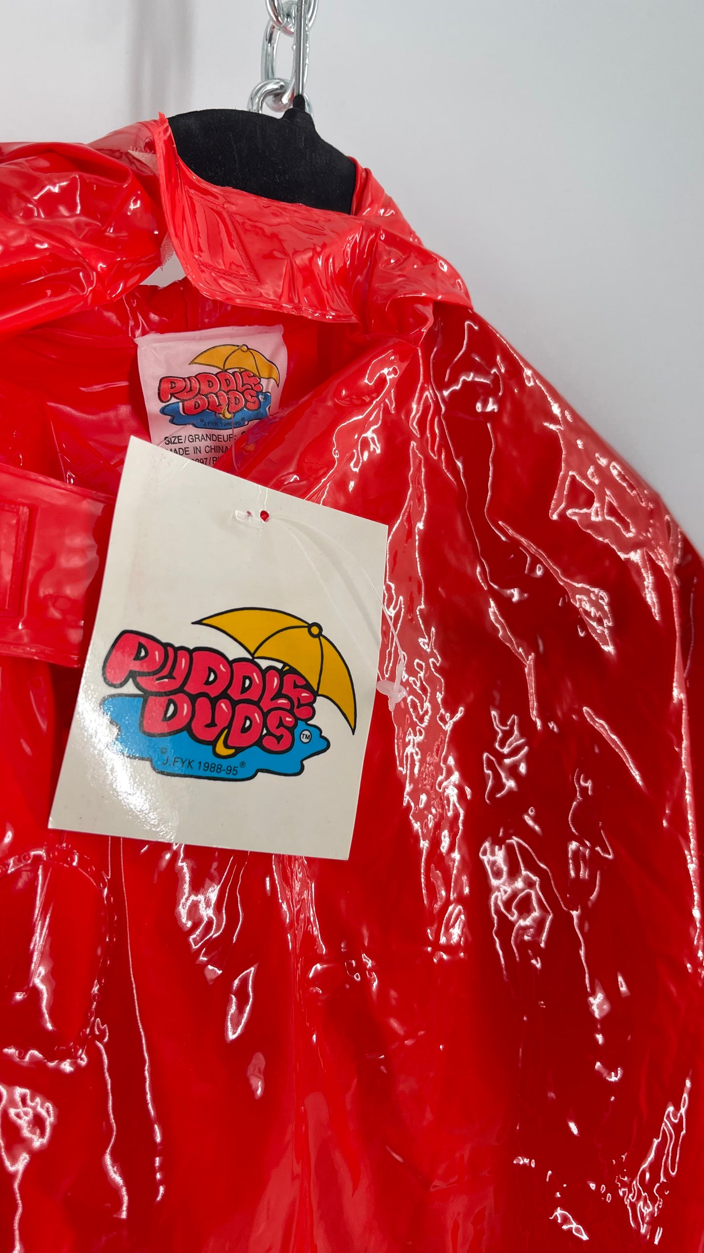 Deadstock Vintage Puddle Duds Puppy Rain Poncho with Dog Hood and Floppy Ears ‘90s (One Size)