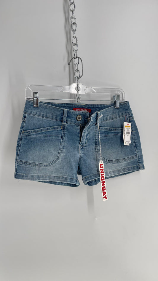 Deadstock Vintage Union Bay Light Wash Micro Shorts (3)