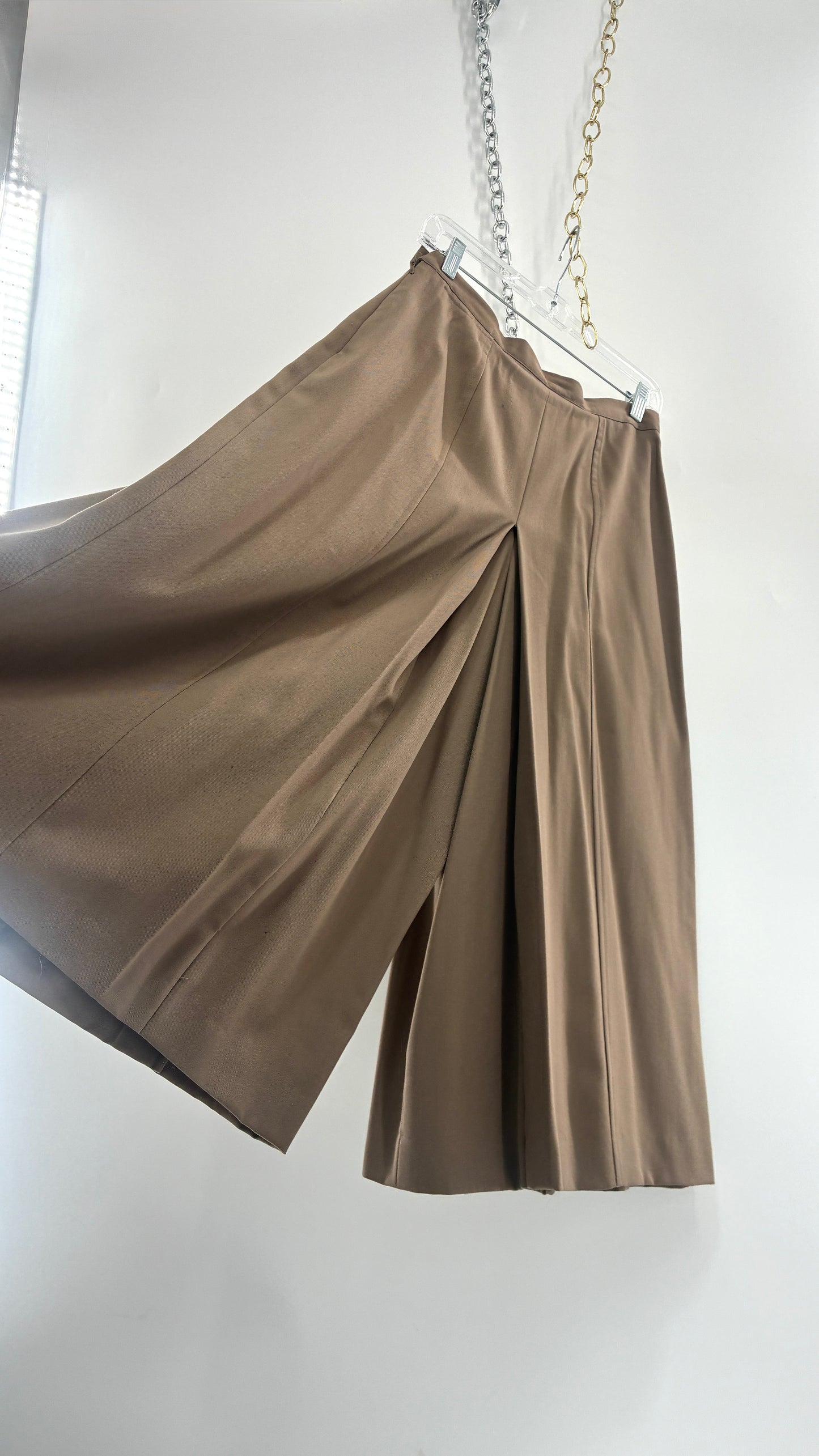 Vintage J’ENVIE SPORT NEW YORK 100% Pure Wool Pleated Wide Leg Culottes (10)