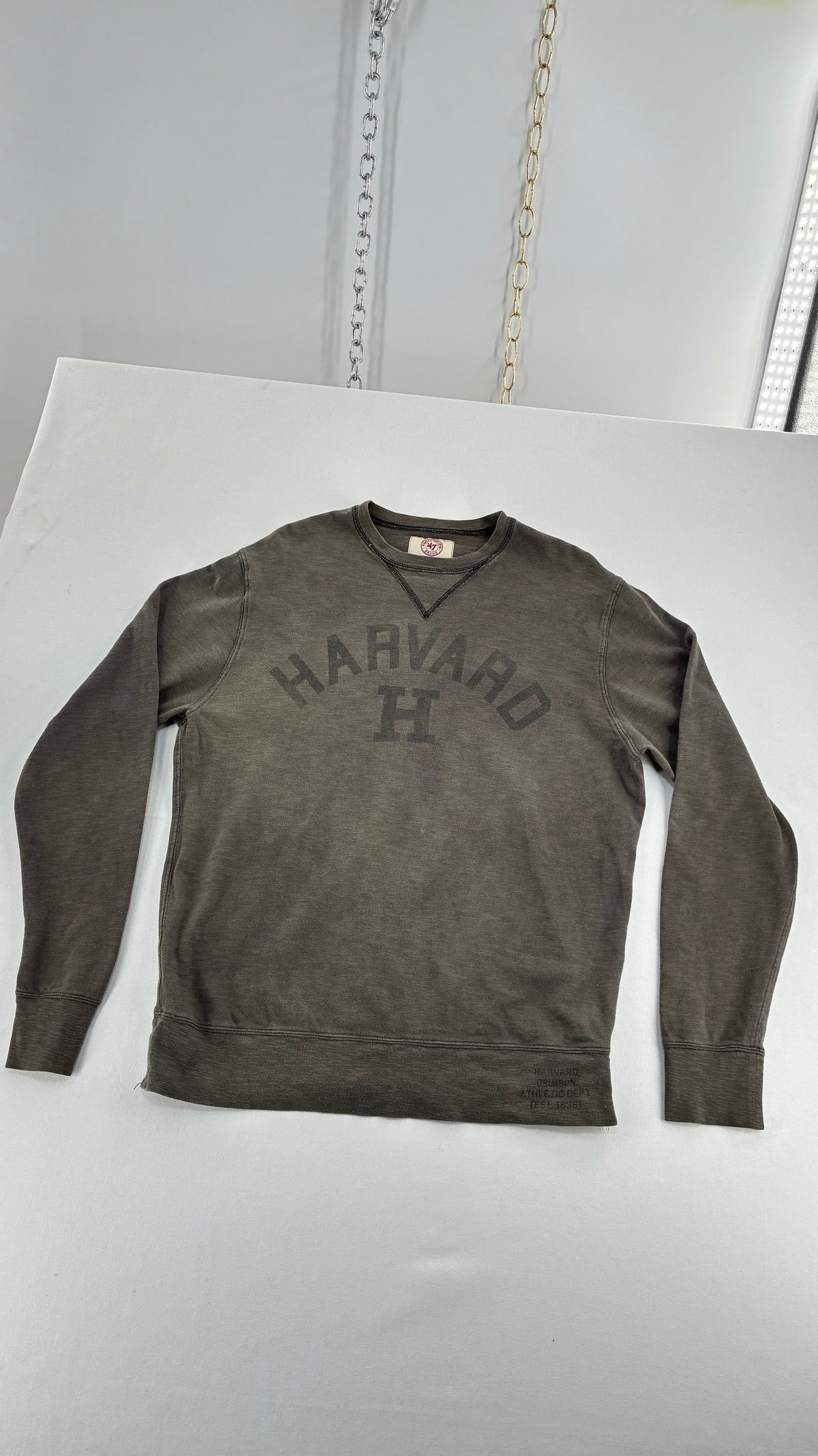 Vintage HARVARD Knit Long Sleeve (Medium)
