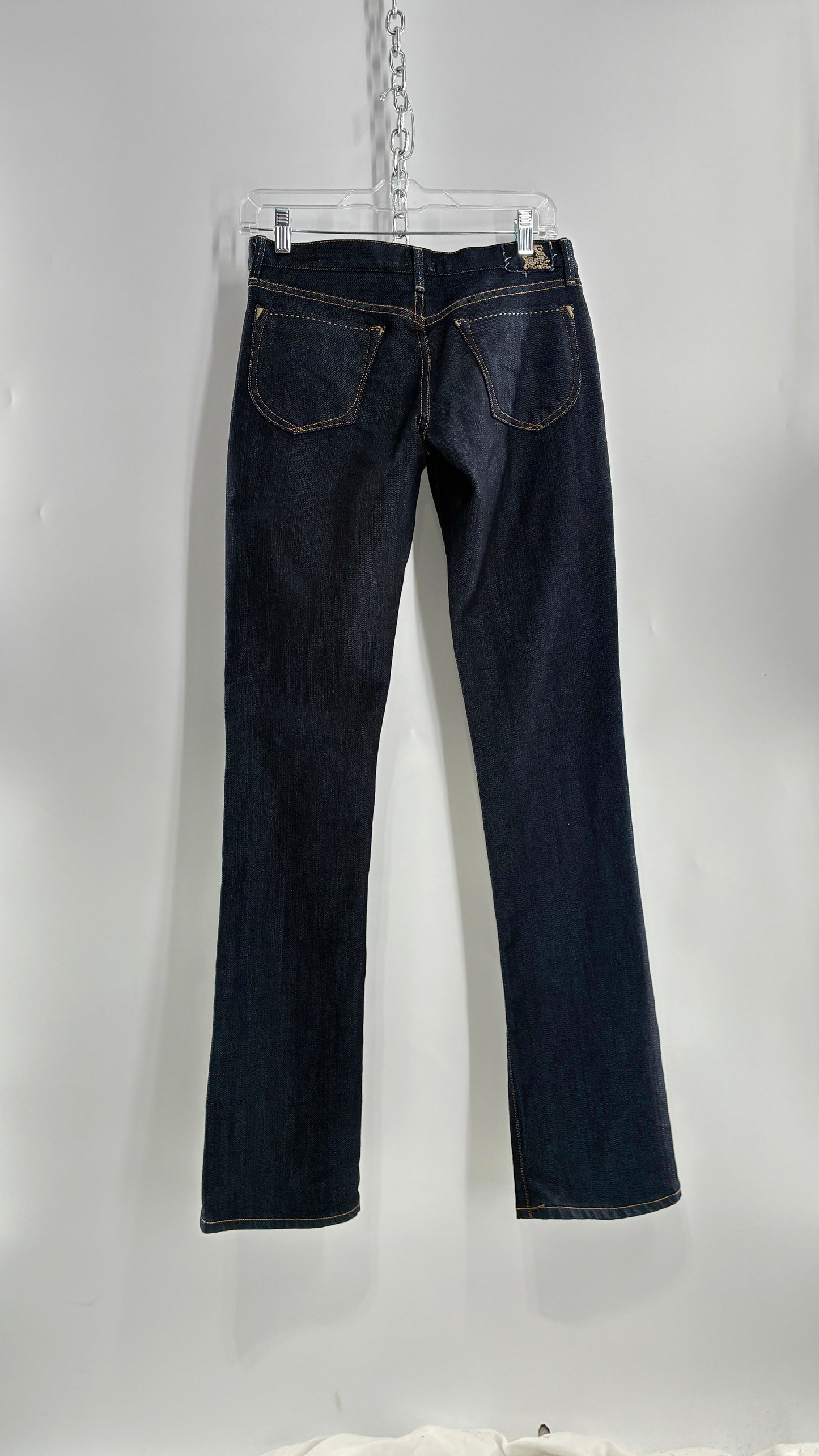 Vintage GOLD SIGN Dark Wash Low Rise Jeans (26)