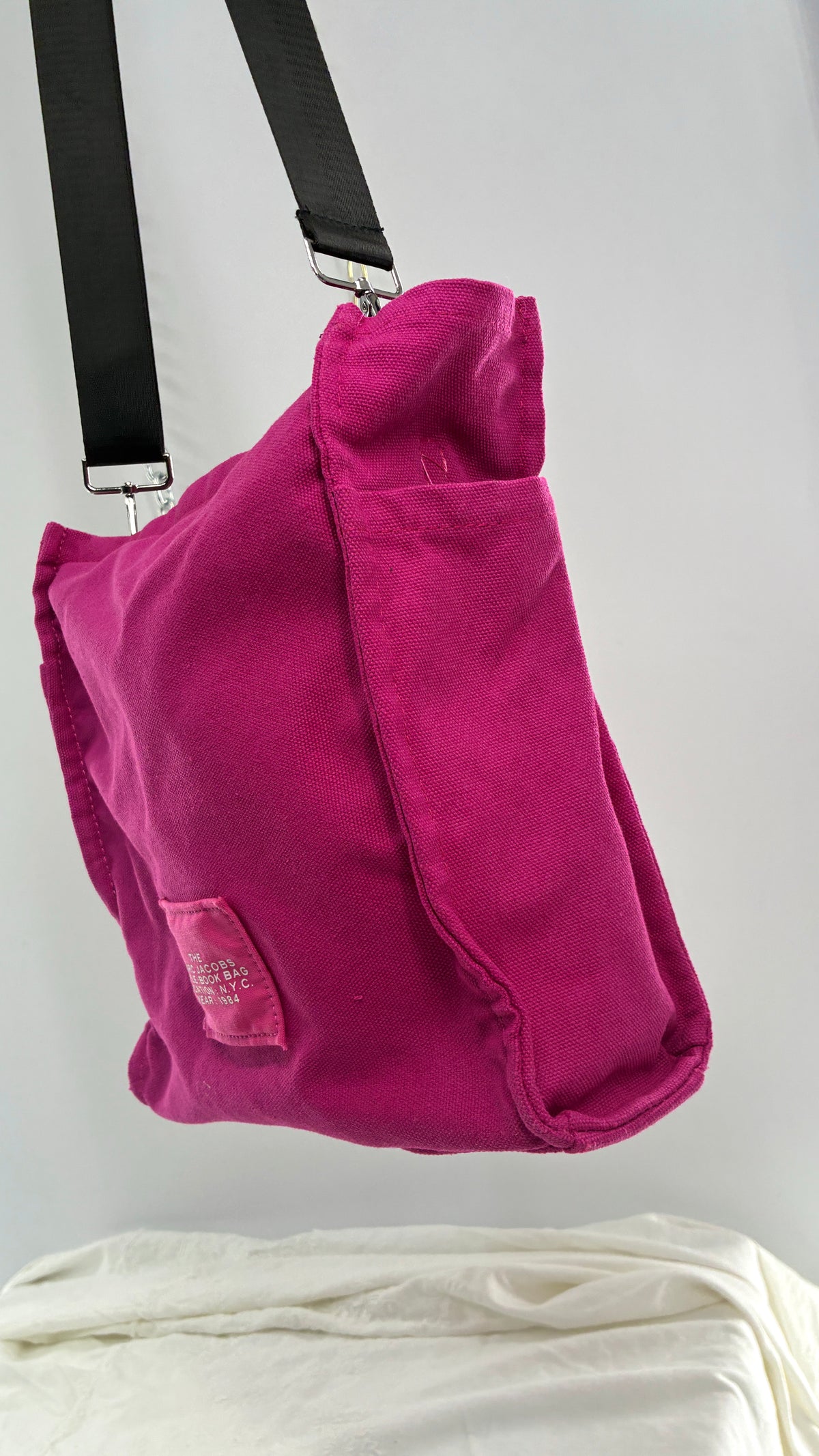 Vintage Unauthenticated MARC JACOBS Hot Pink The Book Bag