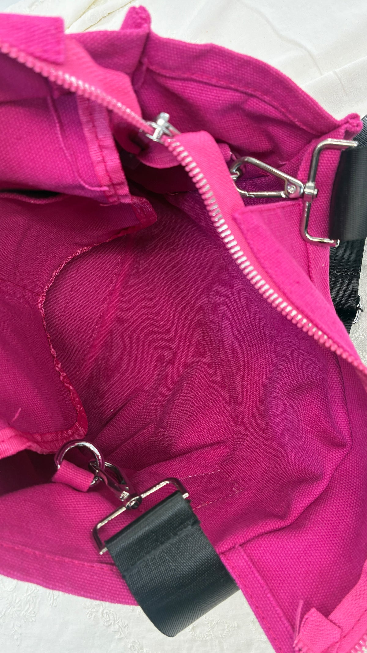 Vintage Unauthenticated MARC JACOBS Hot Pink The Book Bag