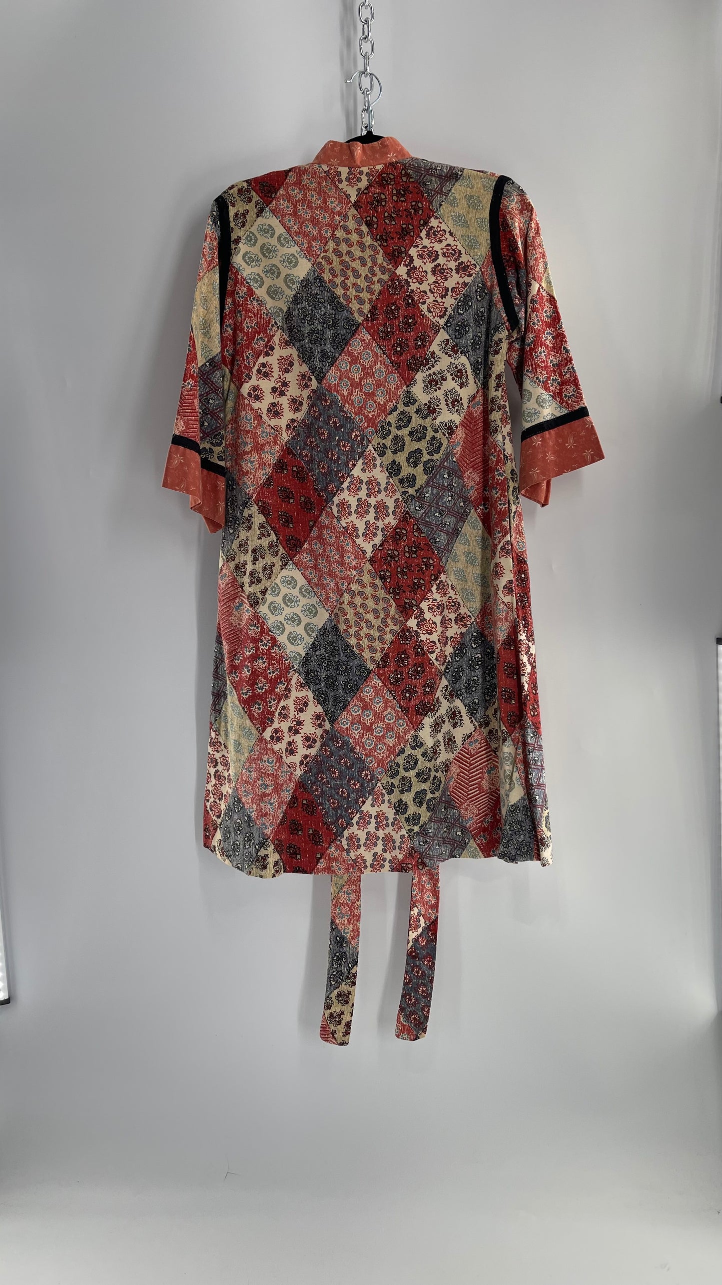 Vintage 1970s LANZ Patchwork Dress (Small)