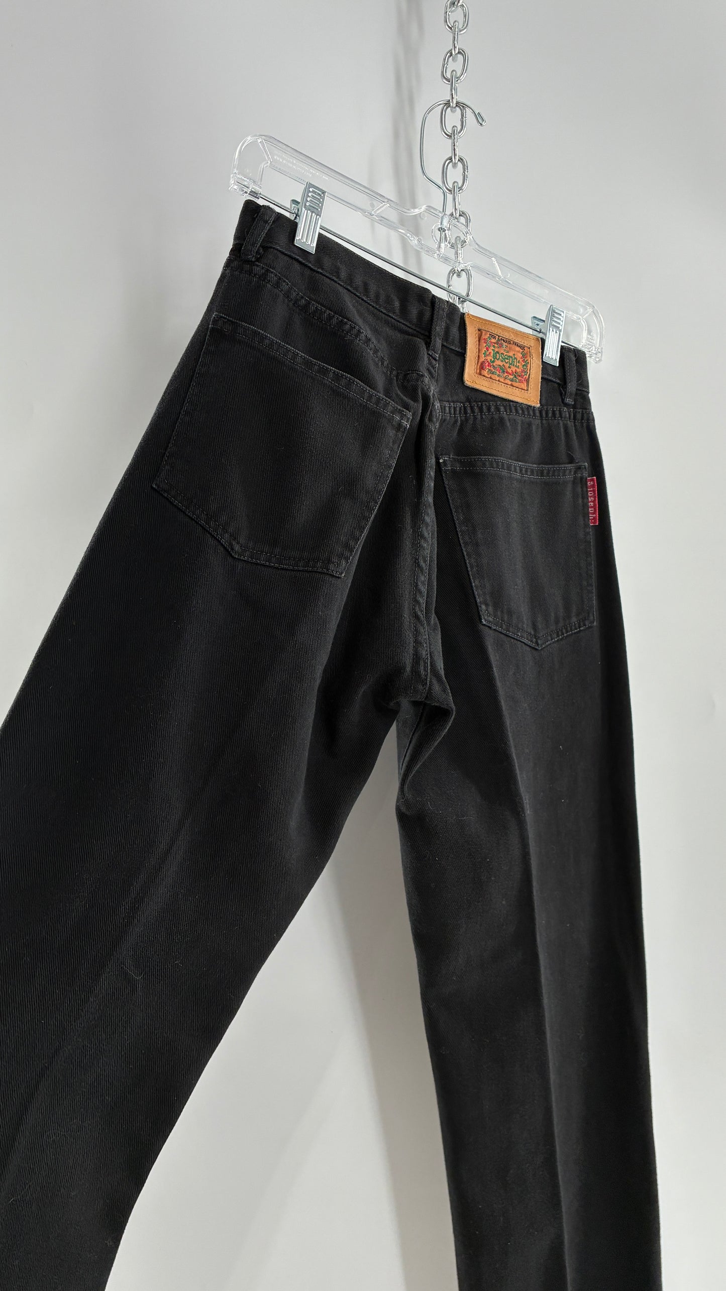 Vintage For Joseph Paris, France Black High Waisted Mom Jean (28)
