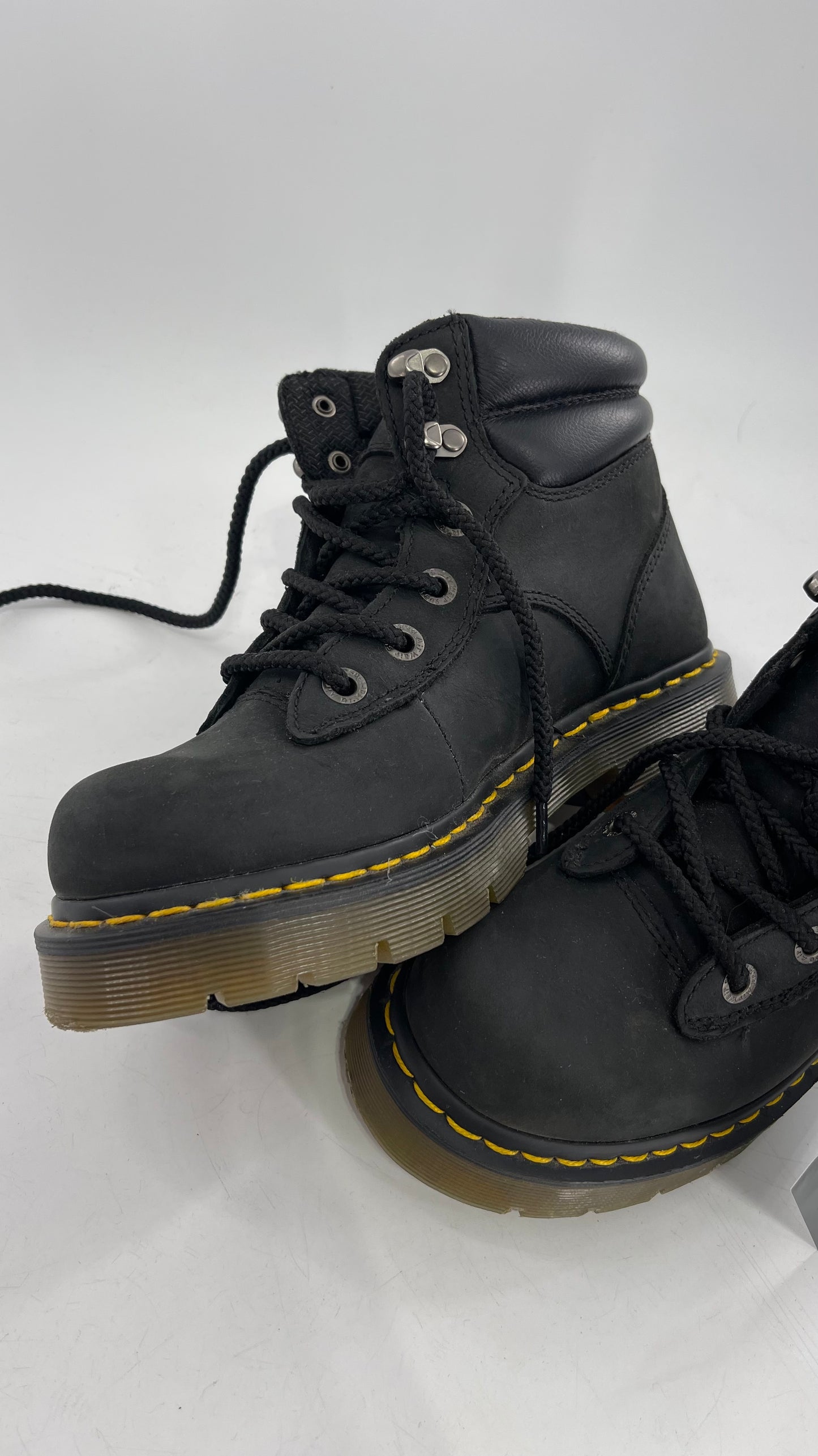 Doc Martens Industrial Black Combat Boots (6)