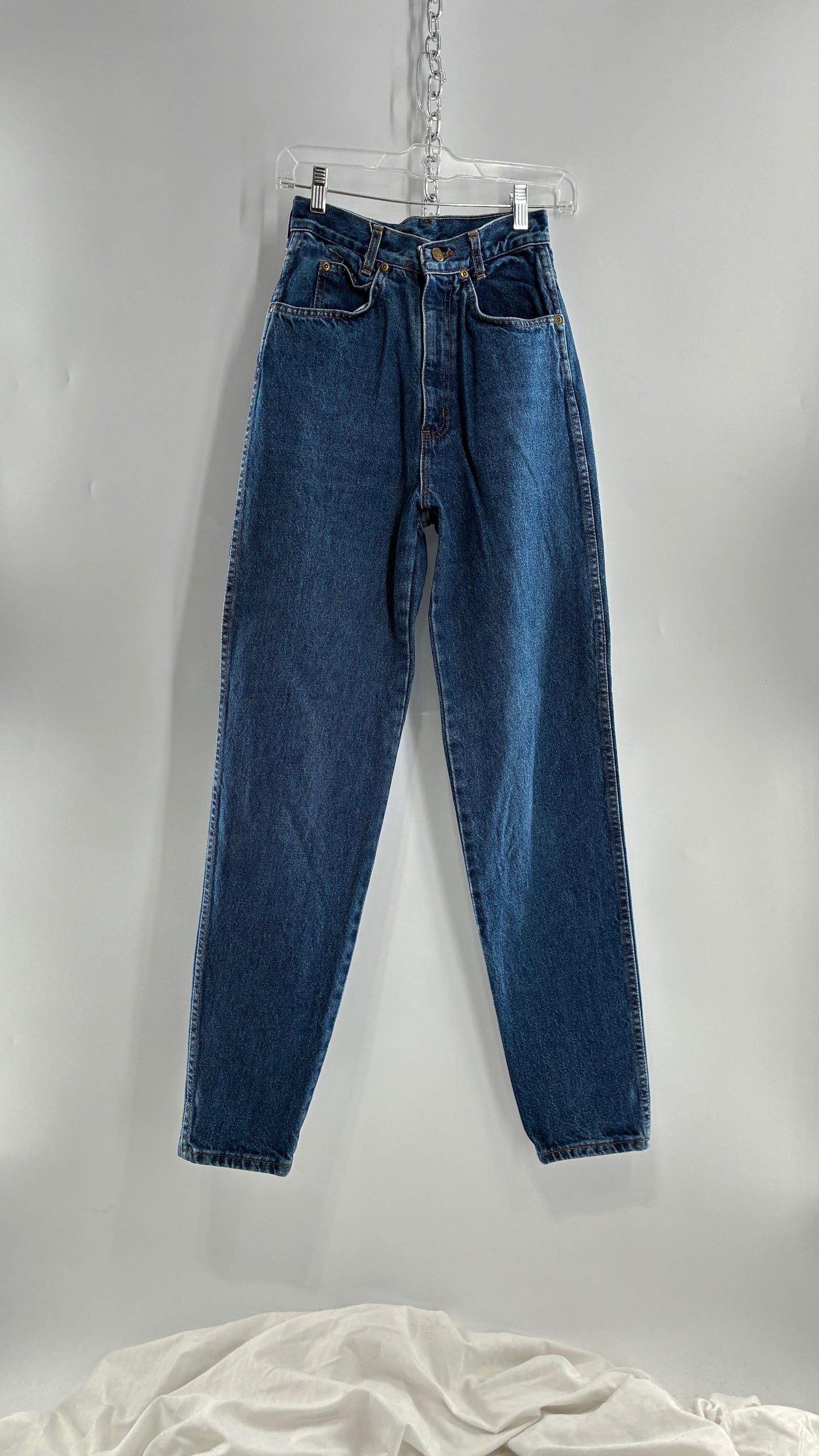 Vintage 1980s CHIC Ultra High Waisted Jeans (5Tall)