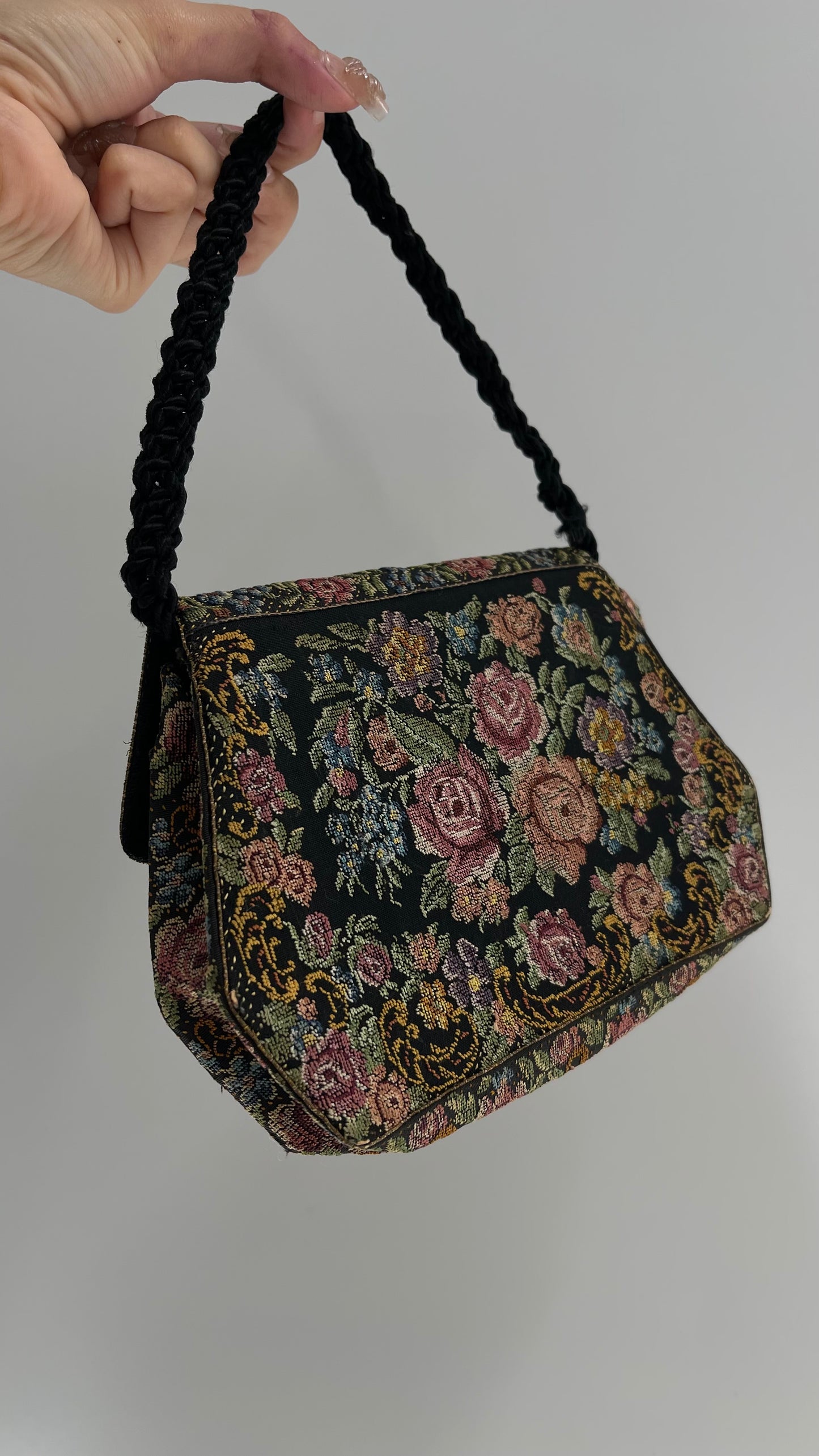 Vintage Mini Tapestry Bag