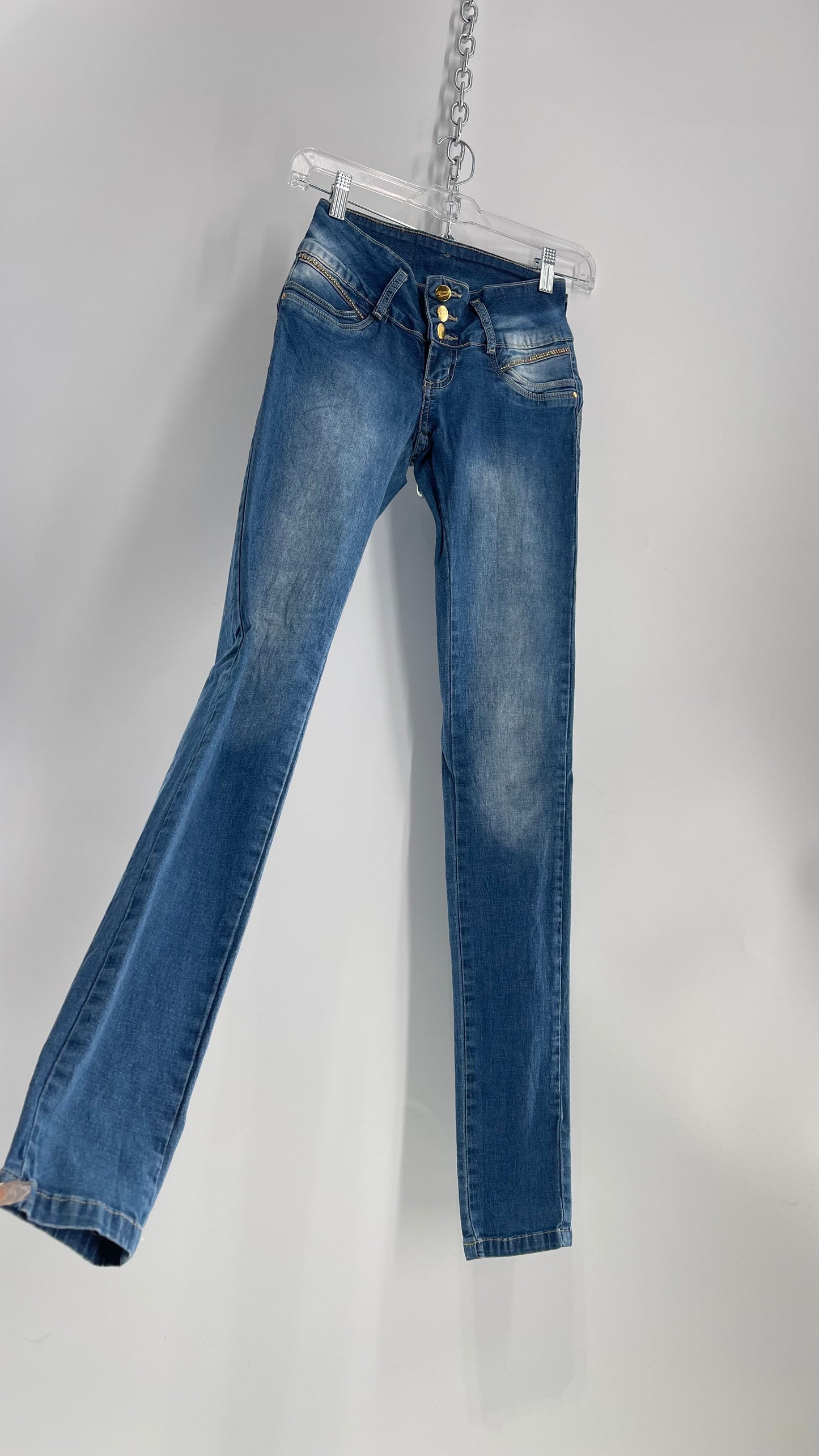 Sawary Brazilian Gold Plaque Jeans (36)