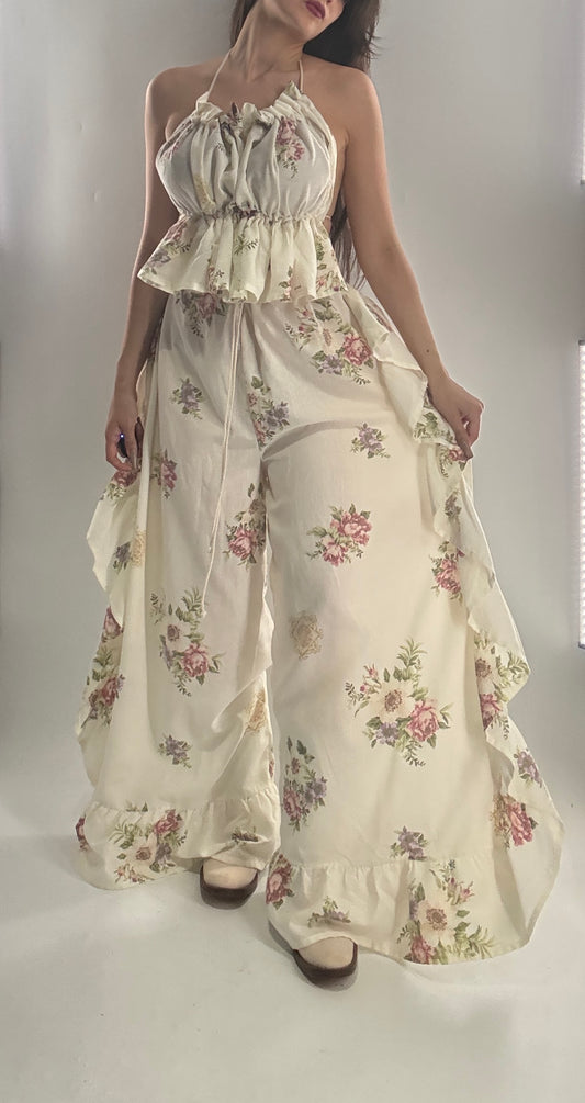 Vintage Handmade Floral Two Piece Set (XS-XL)