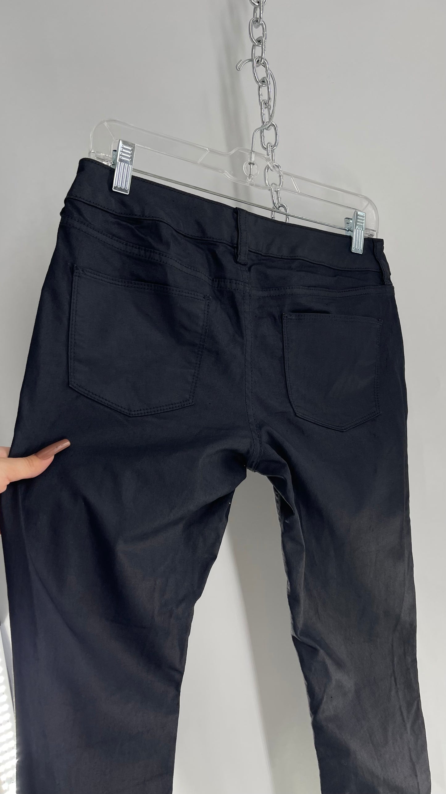 The Limited Blue/Black Metallic Jeans (6)