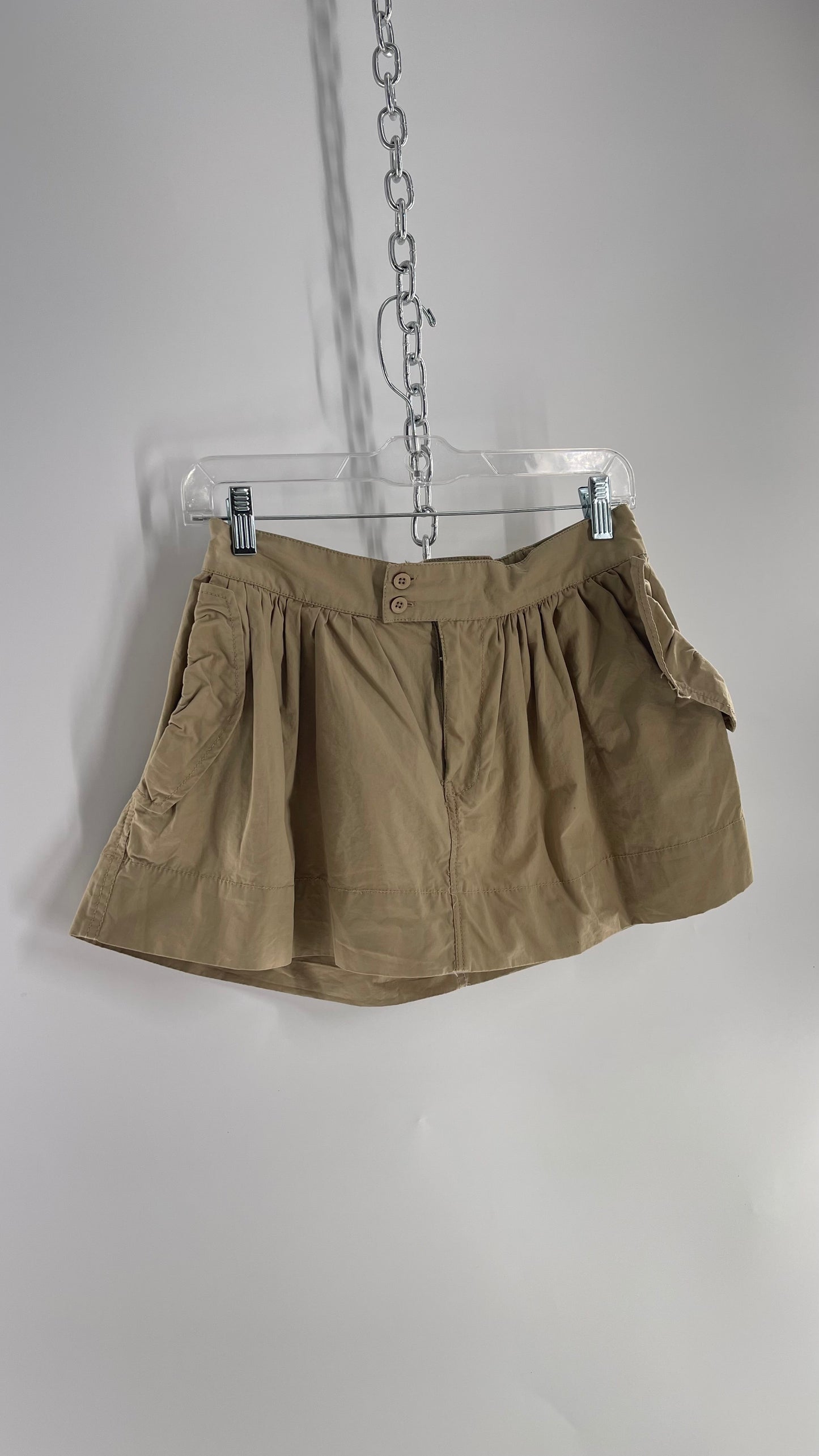 BDG Khaki Ultra Micro Mini Skirt with Tags Attached (Small)