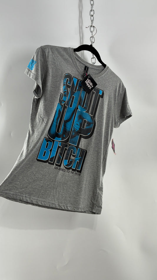 Vintage MARRIED TO THE MOB “Shut Up” T (XL)