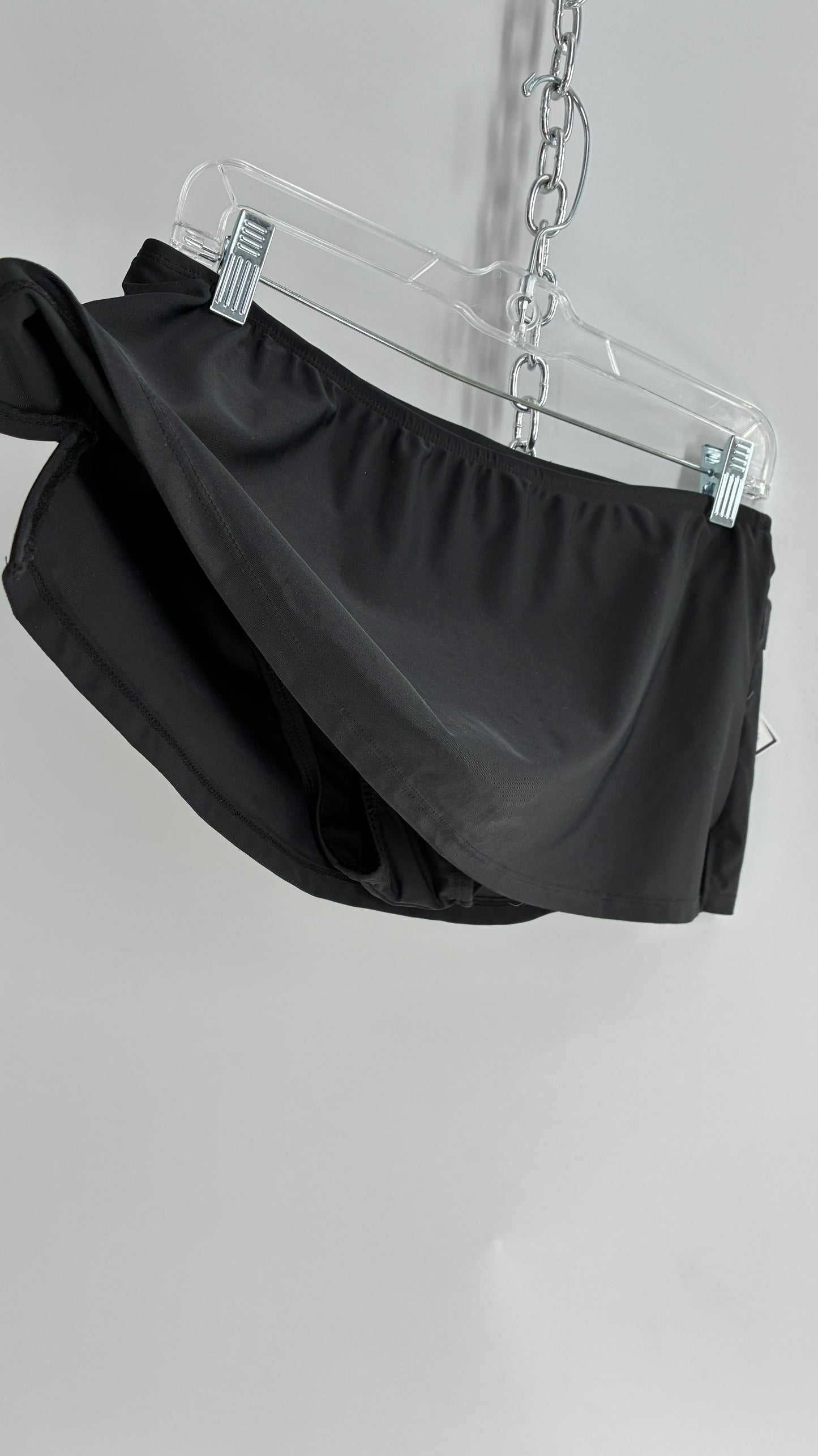 Vintage Deadstock CATALINA Black Low Rise Micro Mini Skirt (8/10)