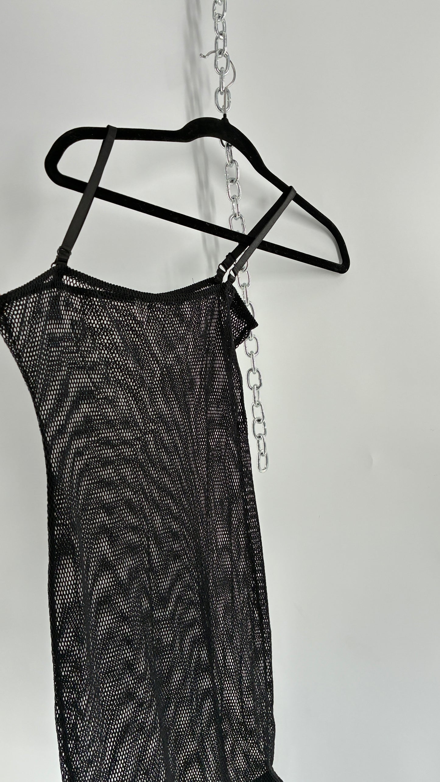 Urban Outfitters Out from Under Black Stretchy Mesh Mini (Small)