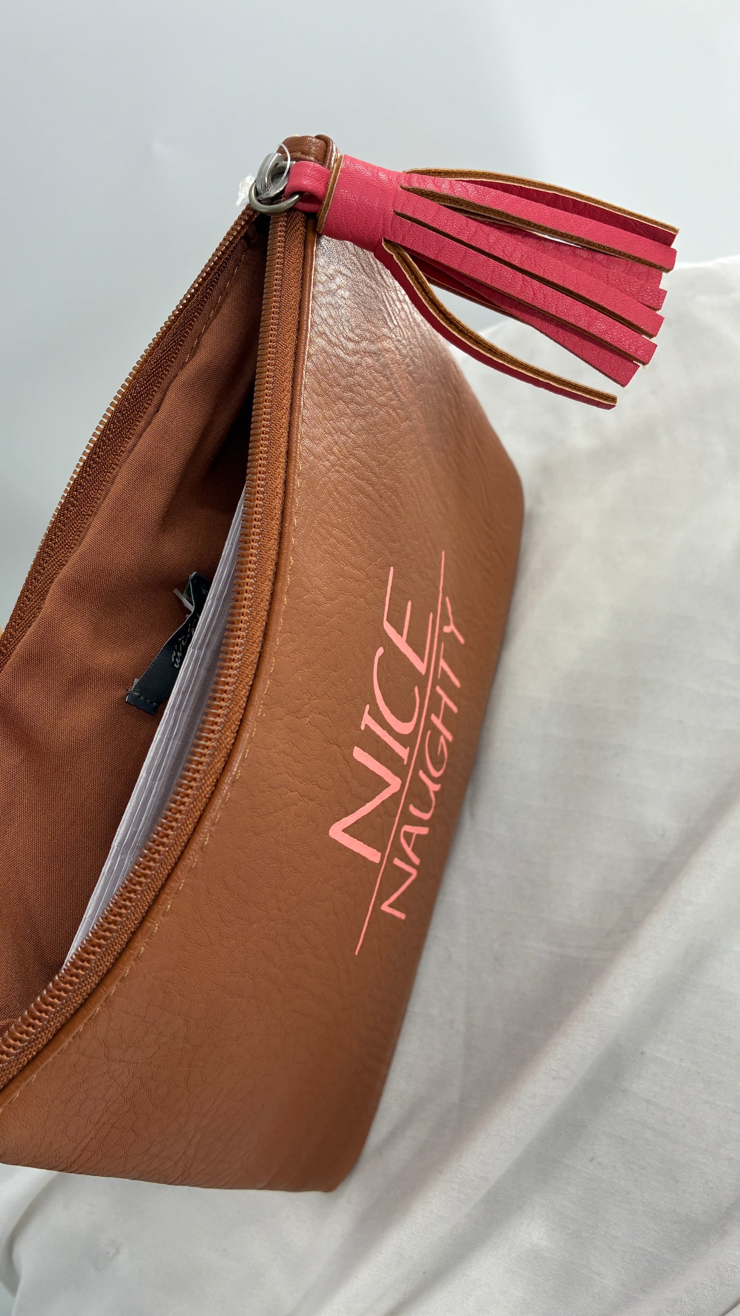 AERIE Nice | Naughty Vegan Leather Tassel Pouch