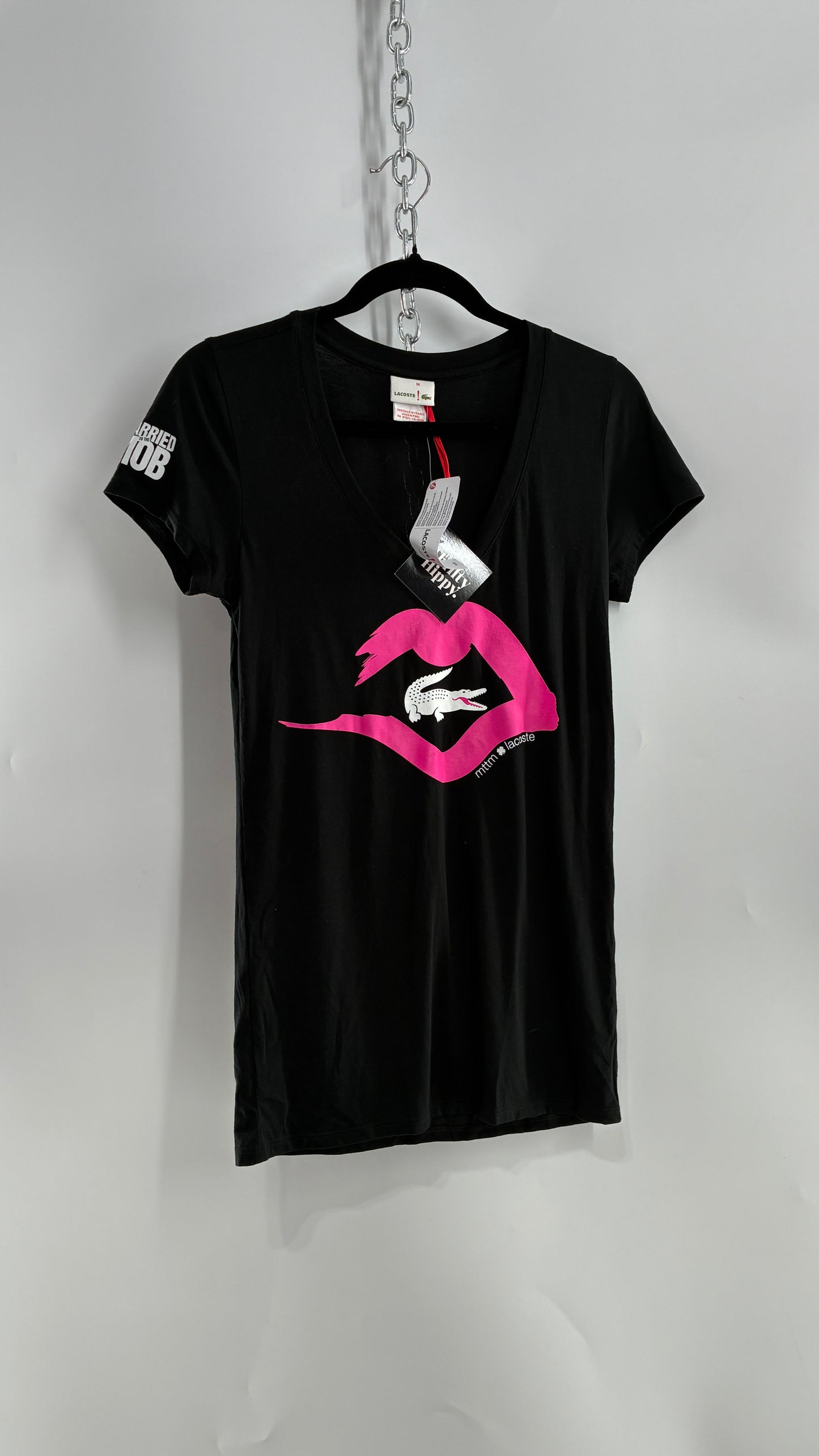 Vintage MARRIED TO THE MOB X LACOSTE (Medium)