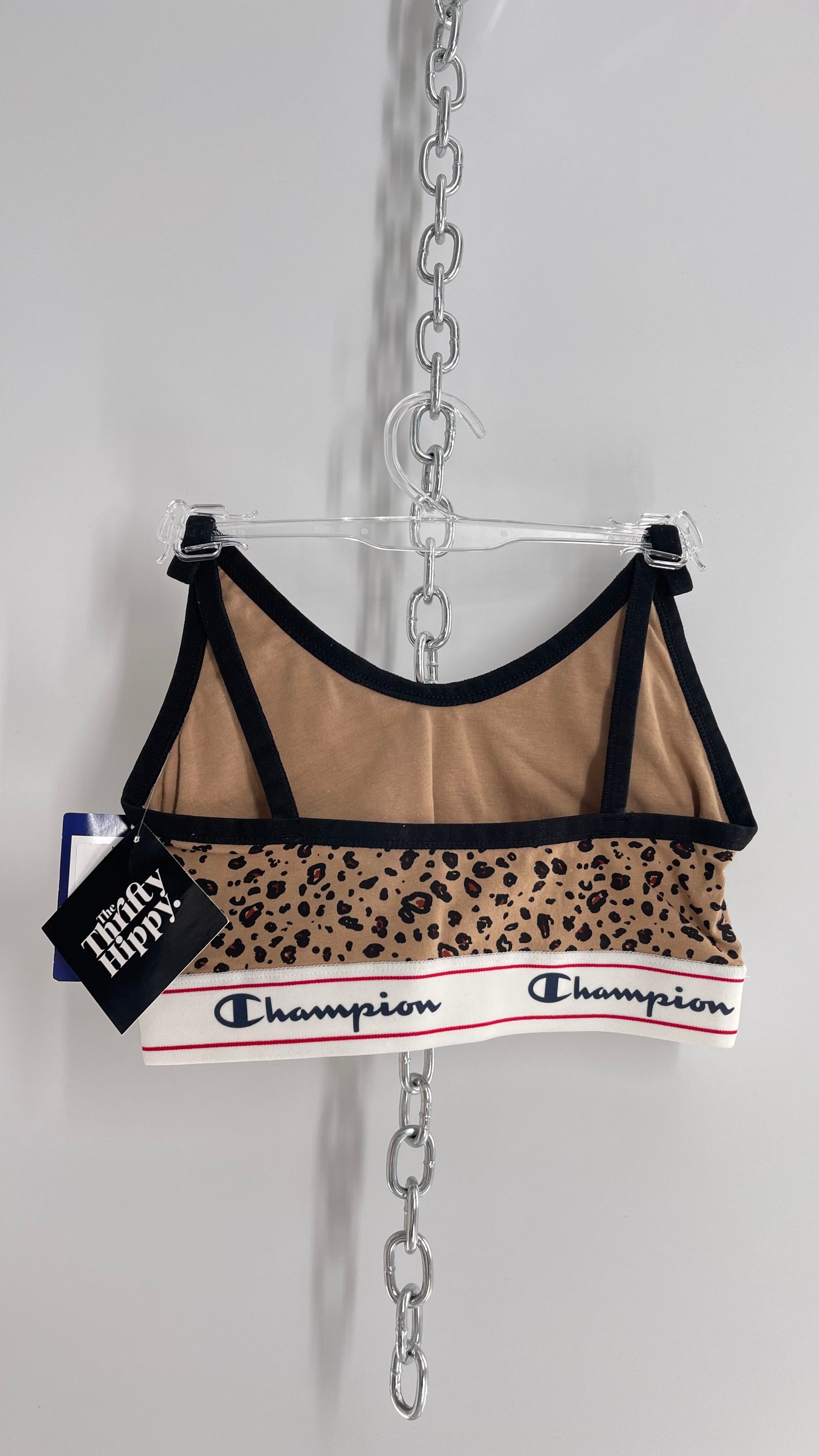 Deadstock Vintage Champion Cheetah Patterned Bra (Small)