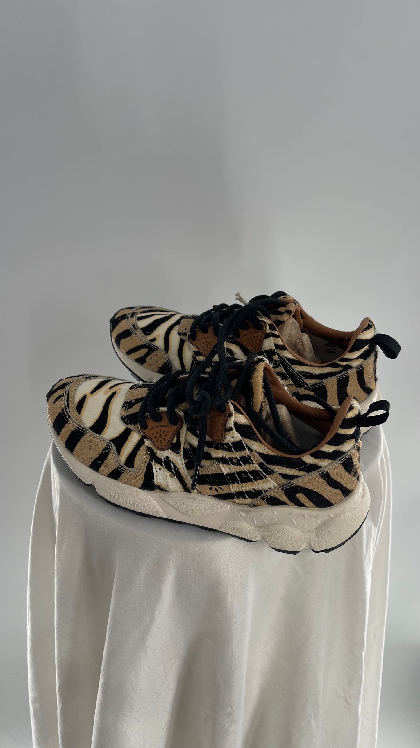 Flower Mountain X Free People Cow Hide Mixed Animal Print Sneakers with Tags Attached (7)