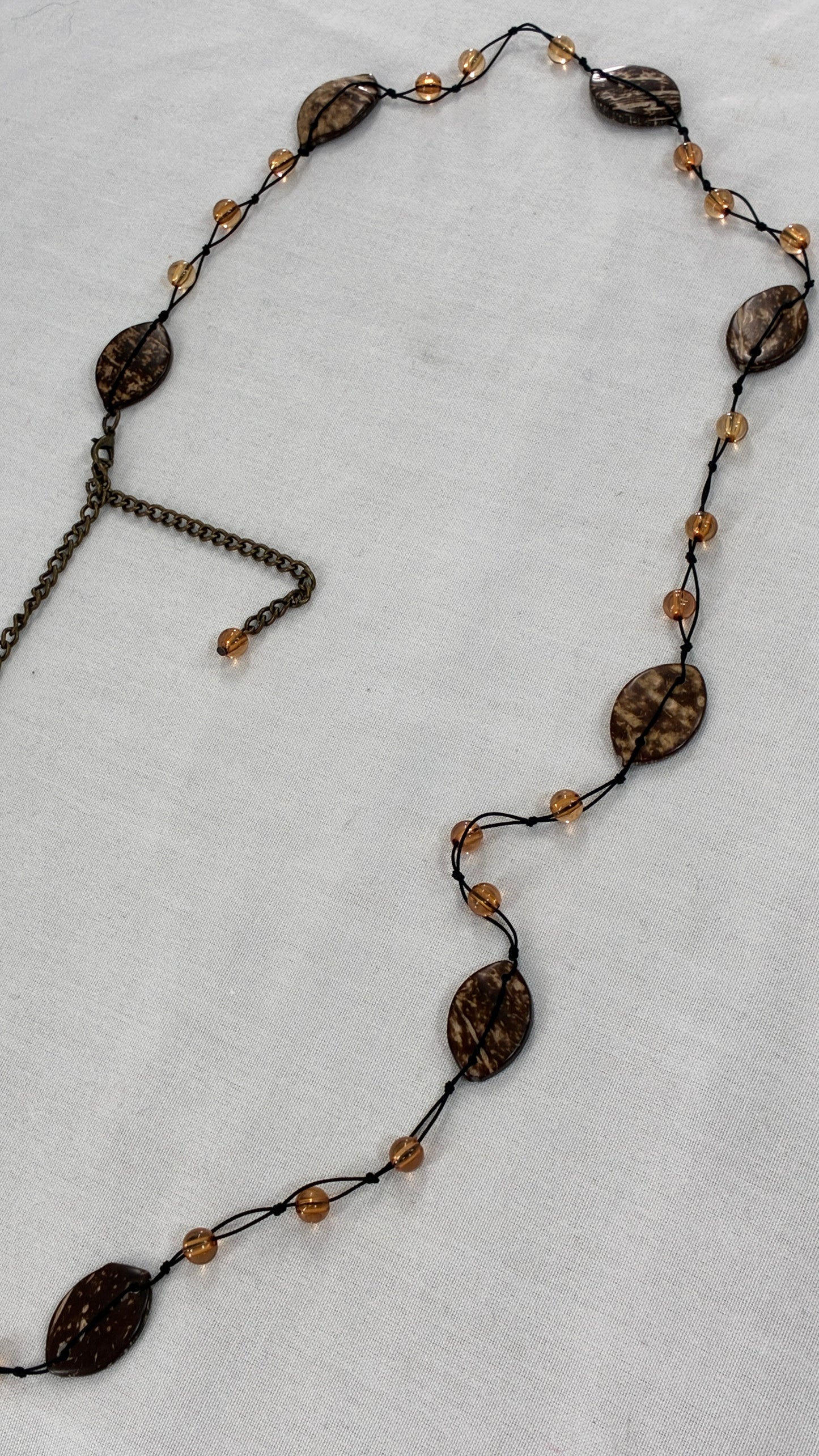 Vintage Beaded Coconut Belt