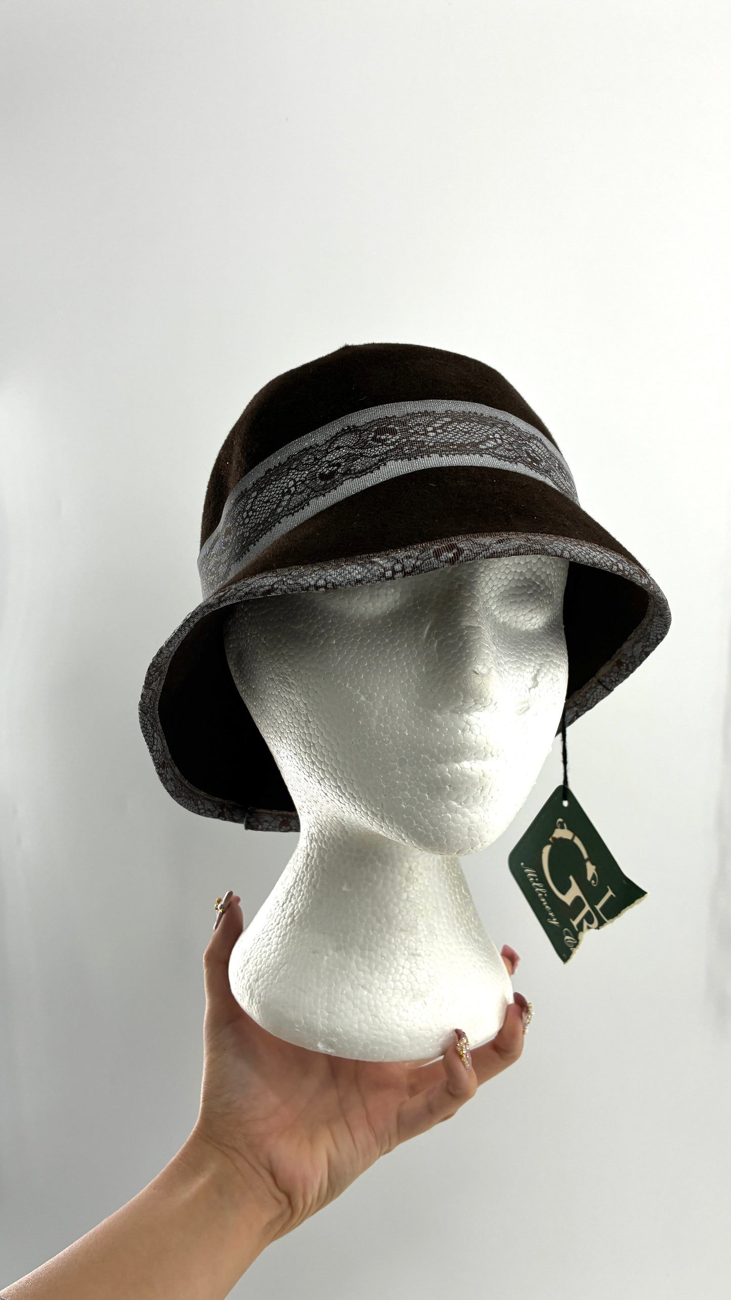Deadstock Vintage LOUISE GREEN Millinery Hat