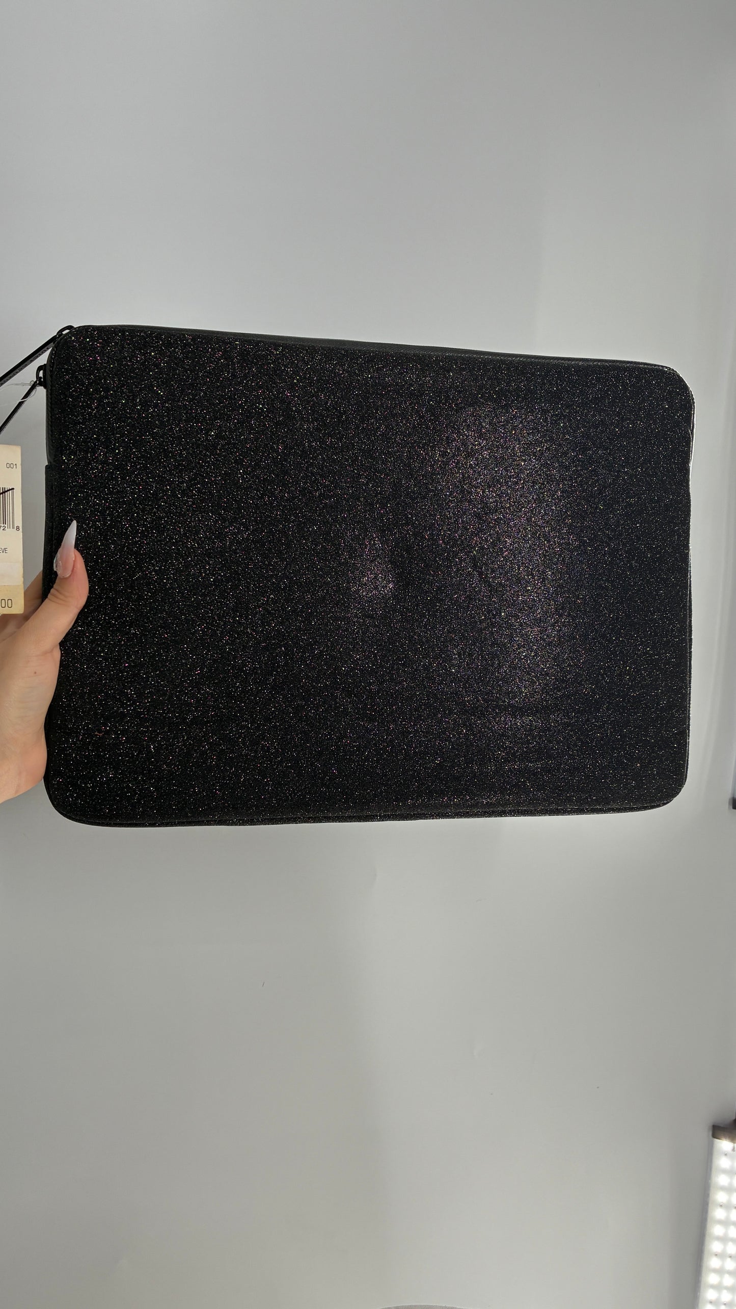 Vintage JUICY COUTURE Black Glitter Laptop Case with Tags Attached