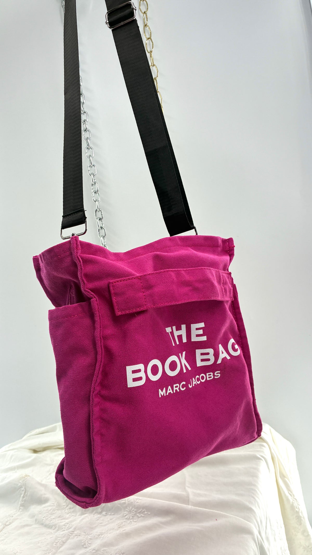Vintage Unauthenticated MARC JACOBS Hot Pink The Book Bag