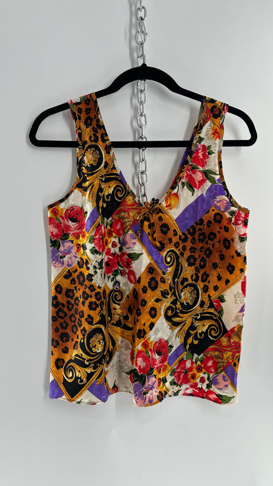 Vintage CORINNA Leopard Patterned Camisole (Medium)