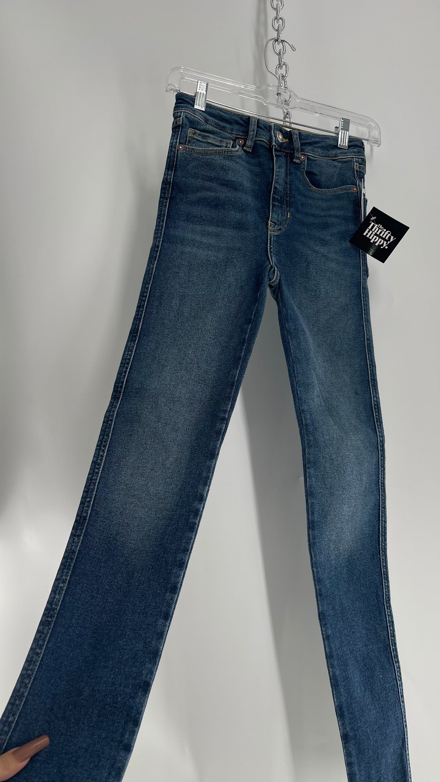 Free People Medium Wash Jeans with Tags Attached (25)